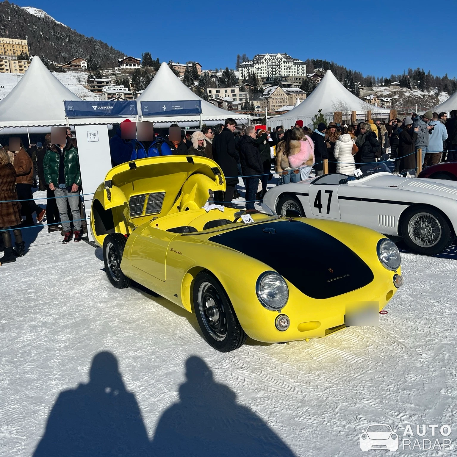 Porsche 550 Spyder spotted in Sankt Moritz, Svizzera