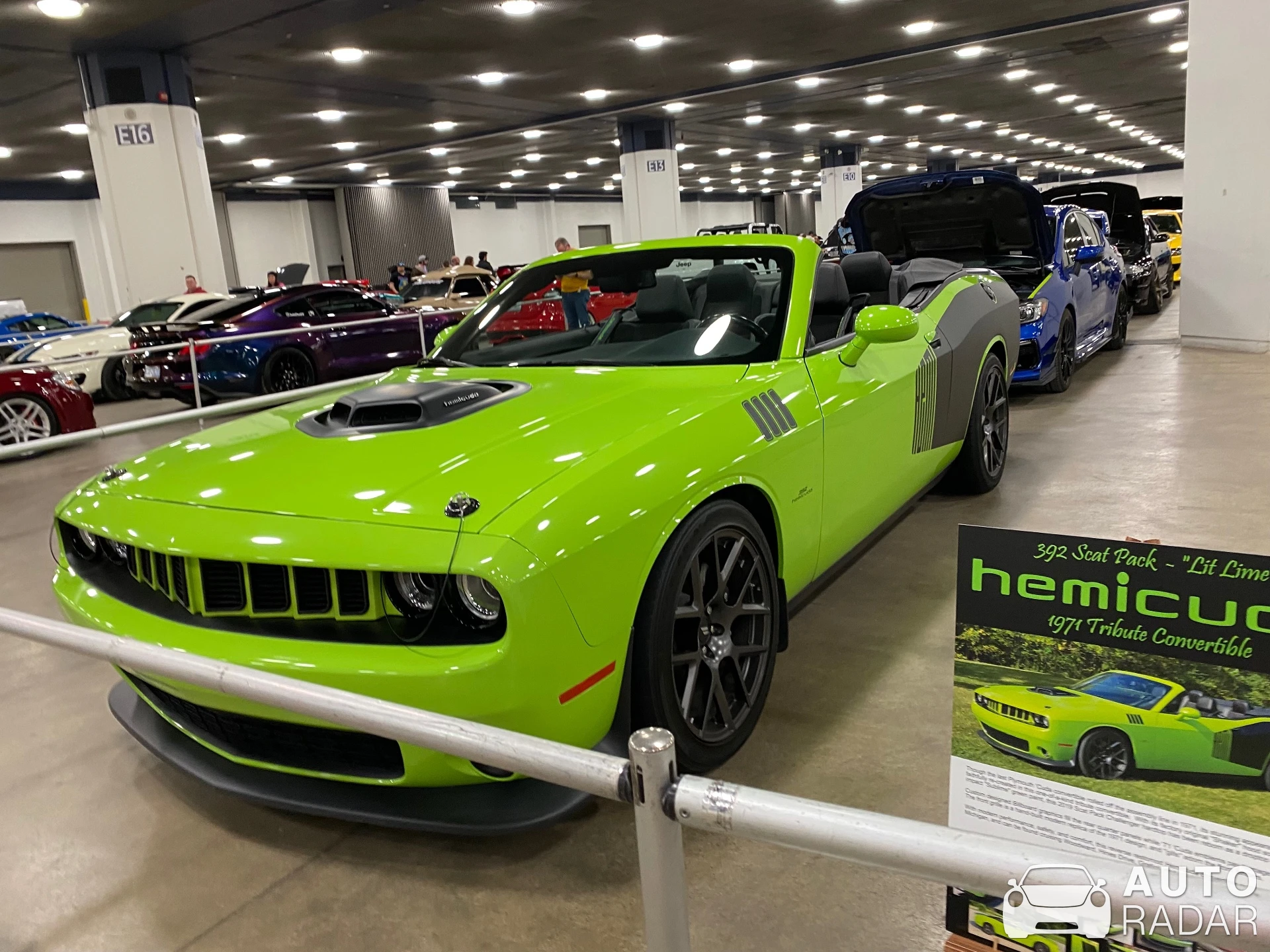 Dodge Challenger Hemicuda 1971 Tribute Convertible spotted in Detroit, United States