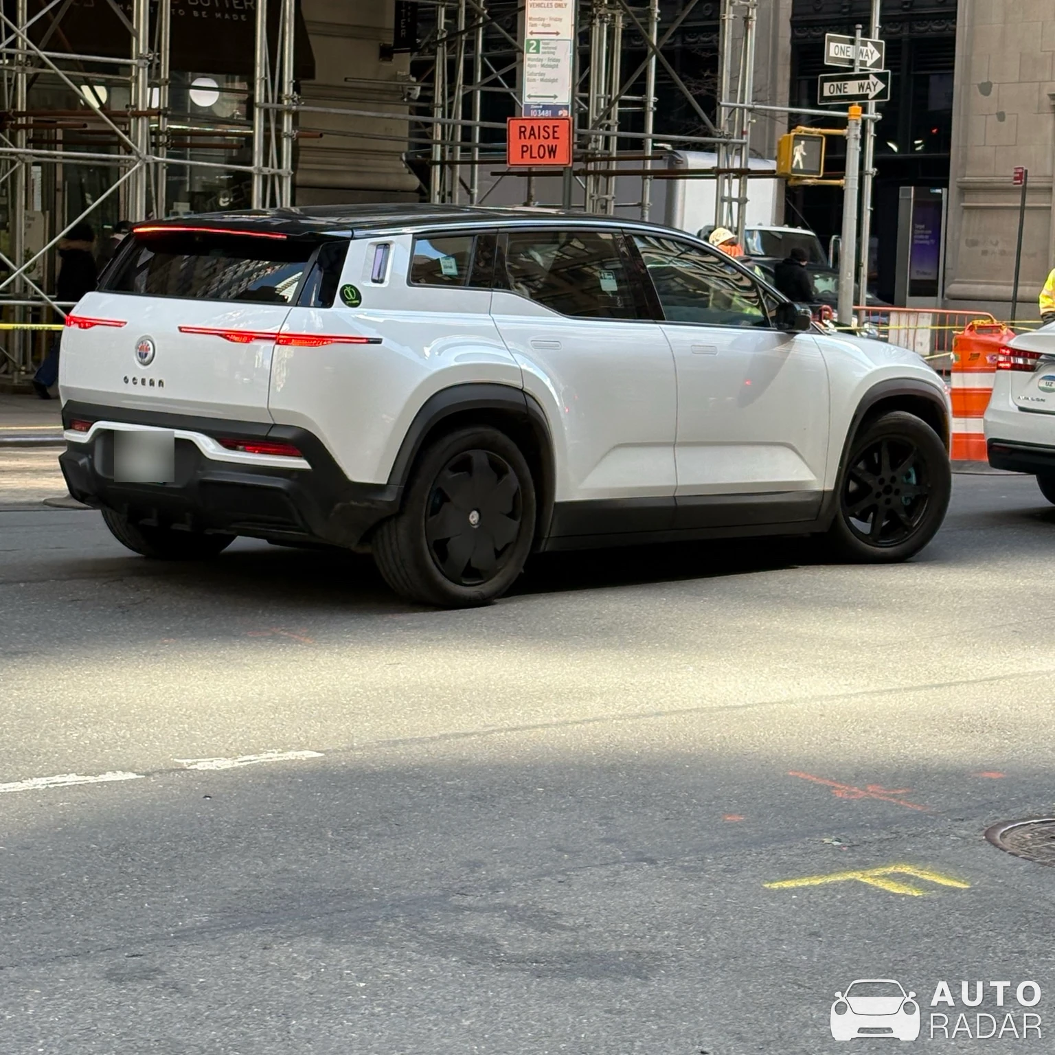 Fisker Ocean spotted in New York