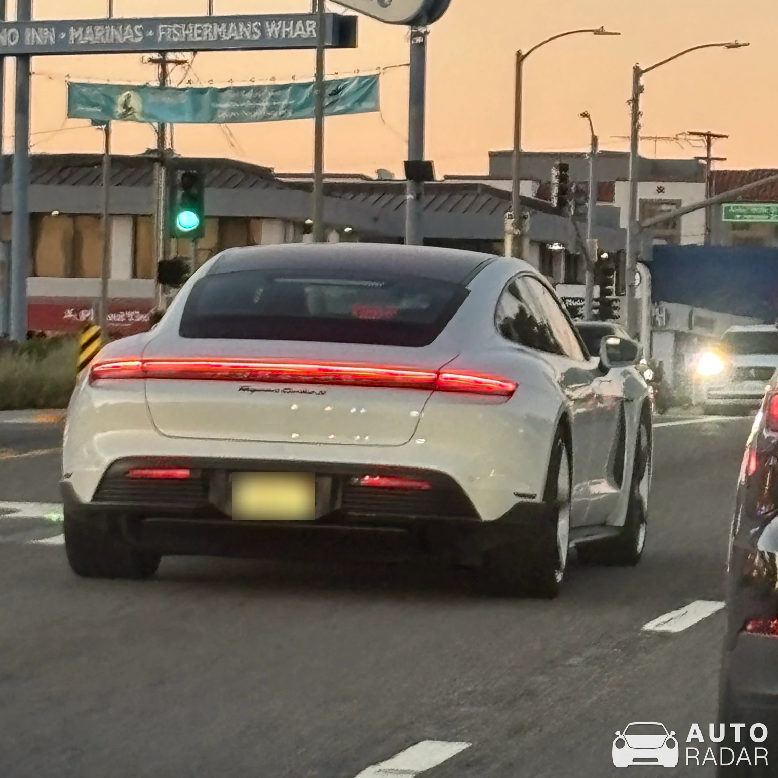 Porsche Taycan Turbo S spotted in Redondo Beach, United States