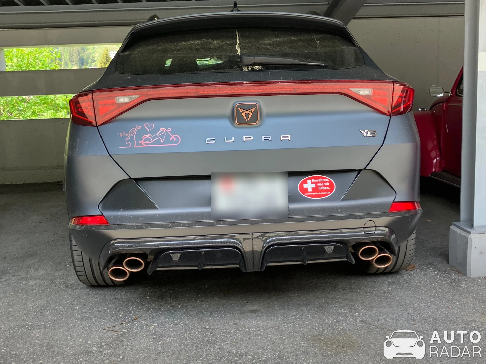 CUPRA Formentor VZ5 spotted in Davos