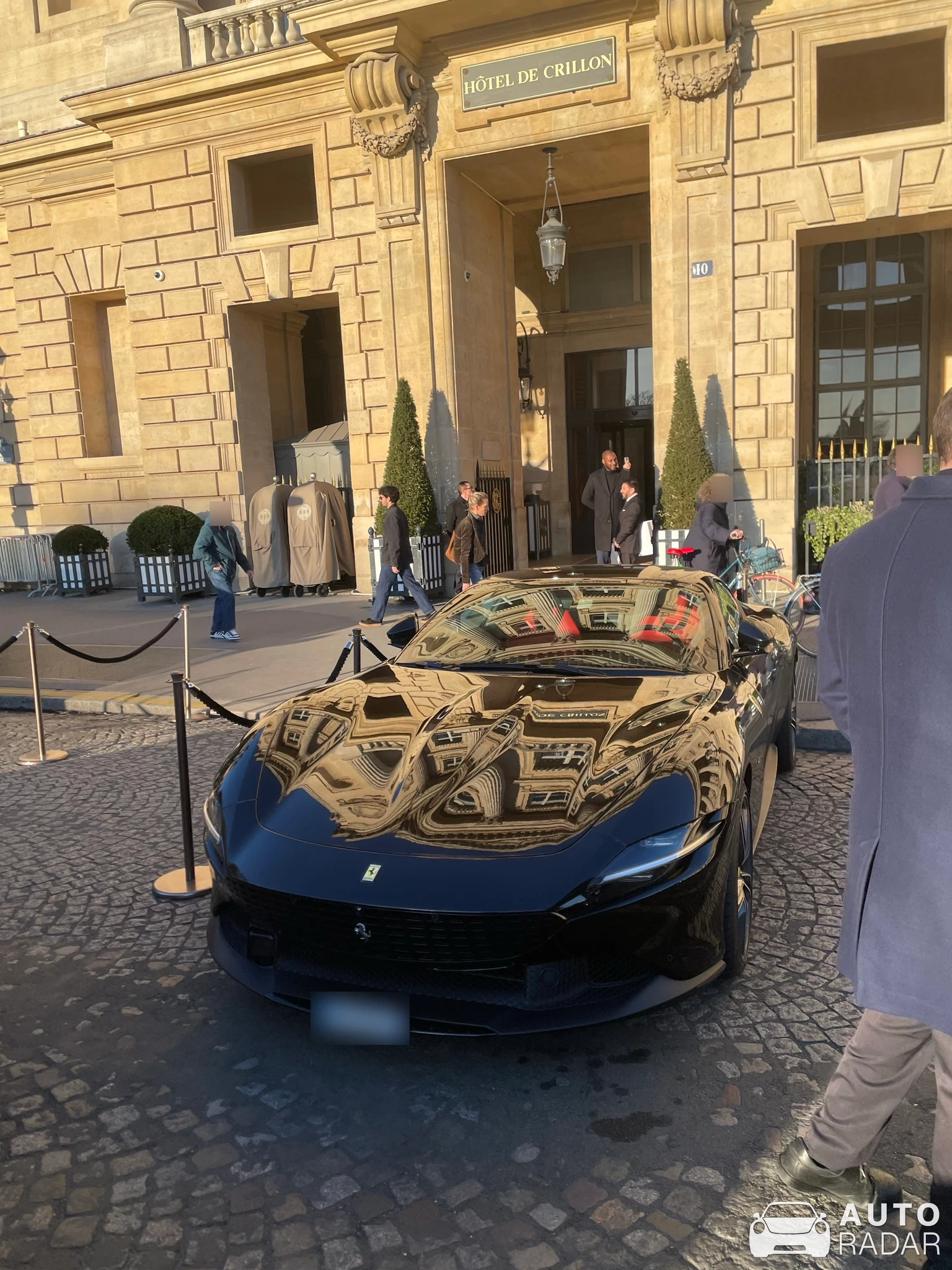Ferrari Roma spotted in Paris, France