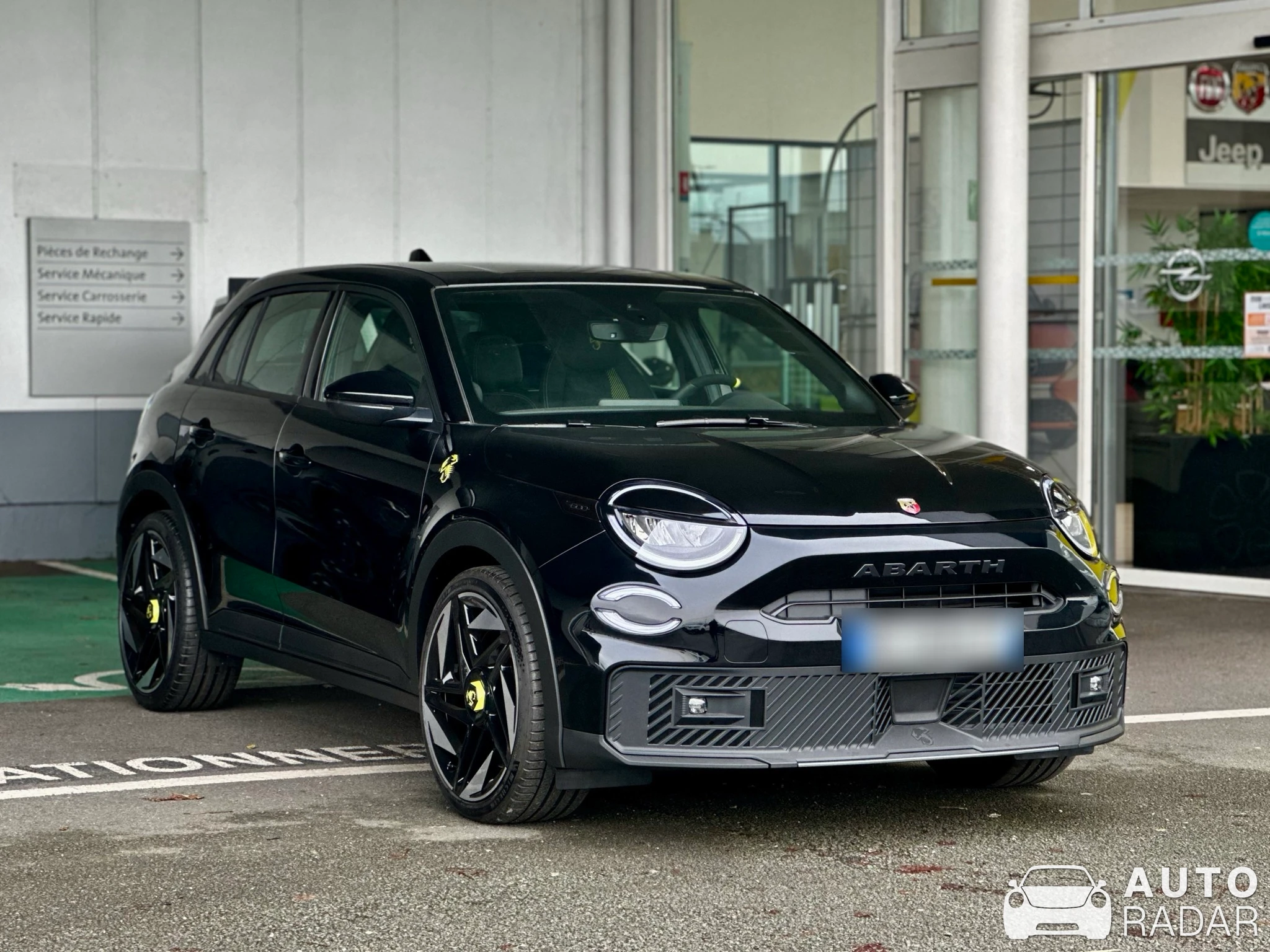 Abarth 600e spotted in Liévin