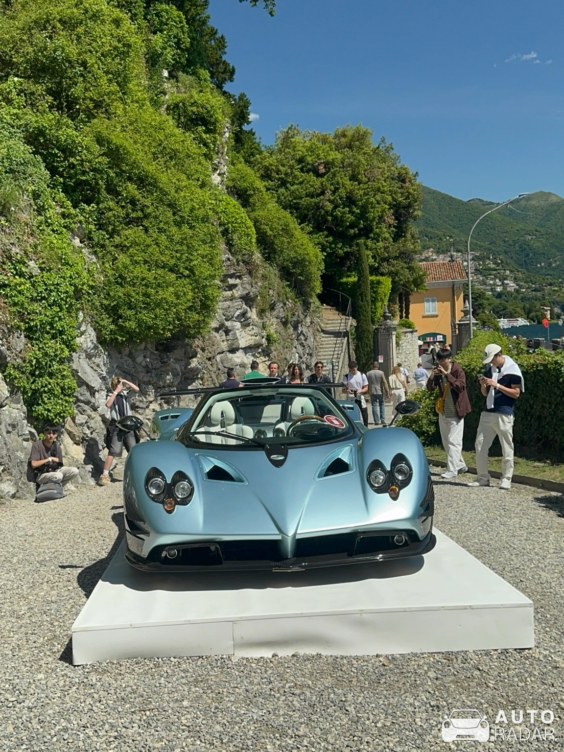 Pagani Zonda 760 AG Roadster spotted in Como