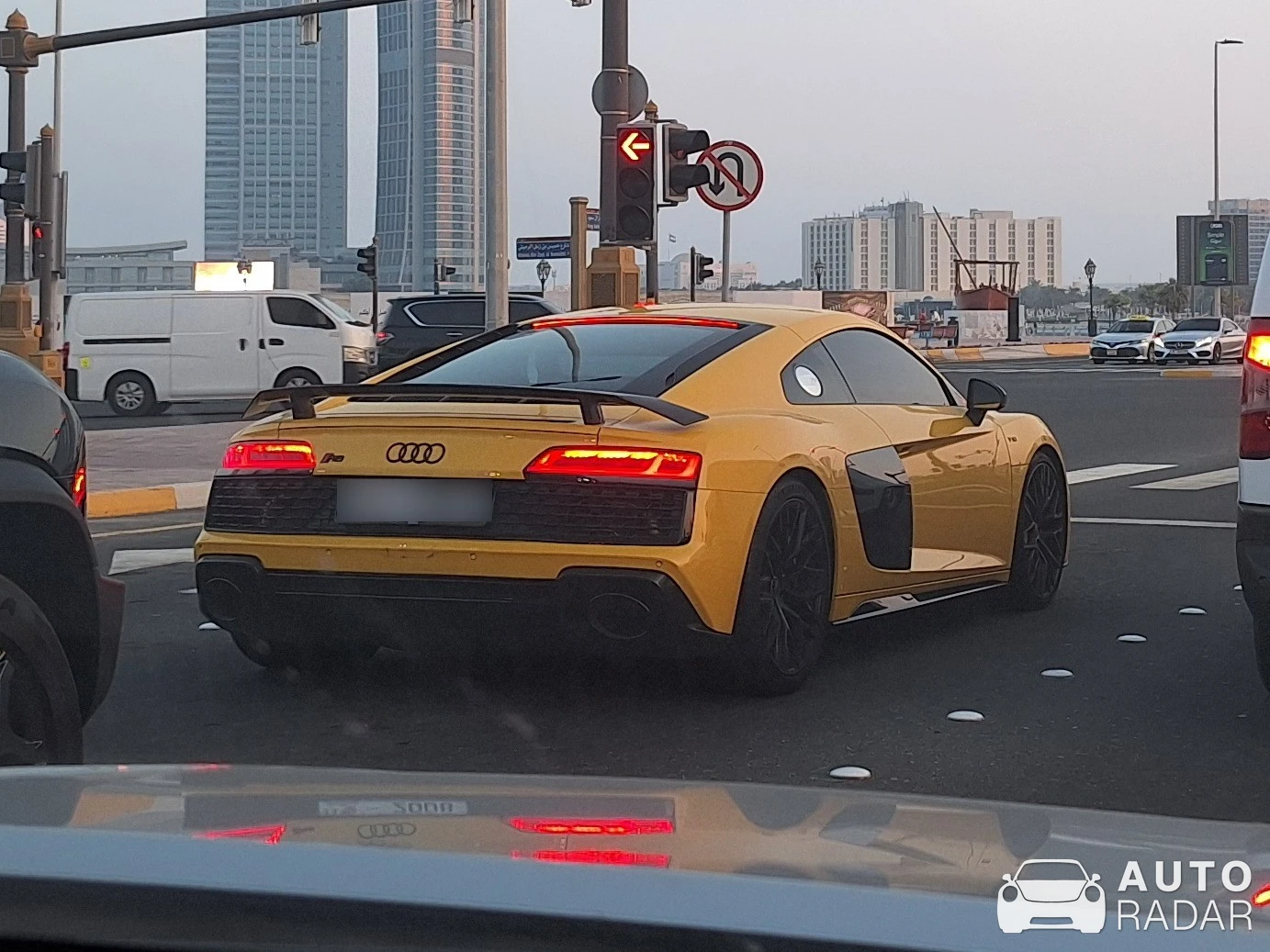 Audi R8 V10 spotted in Abu Dhabi, United Arab Emirates