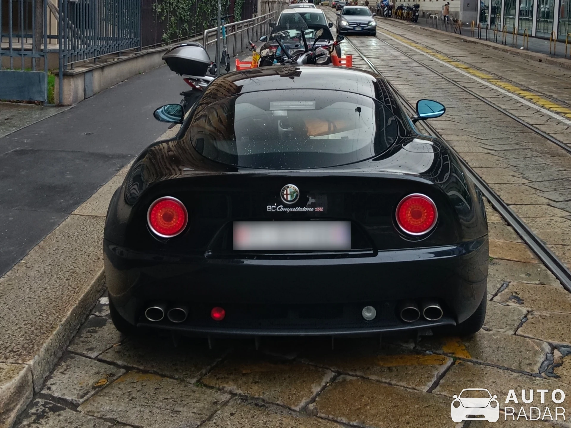 Alfa Romeo 8C Competizione M spotted in Milan