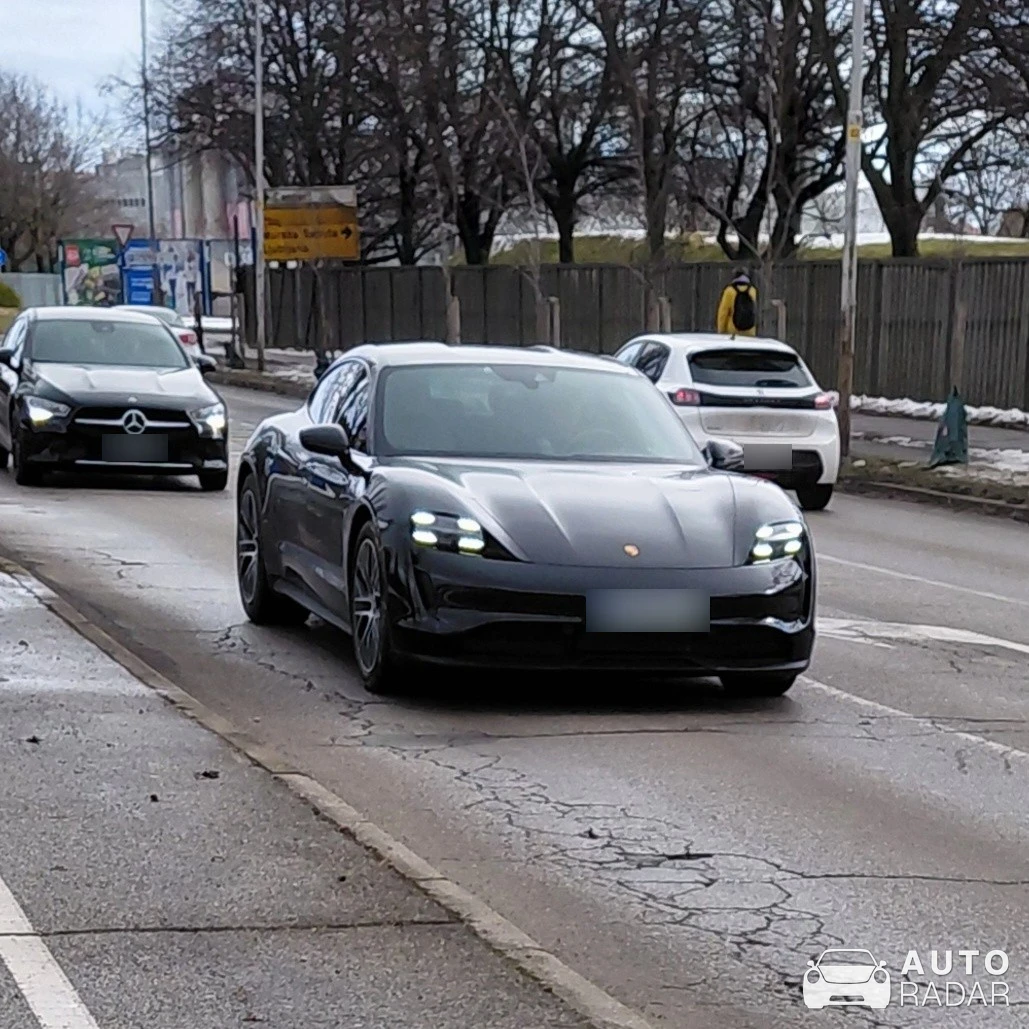 Porsche Taycan spotted in Maribor, Slovenia