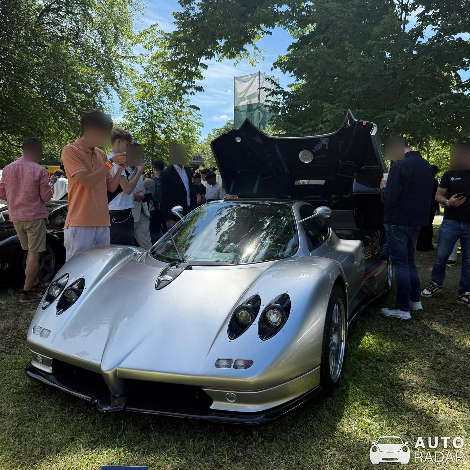 Pagani Zonda C12 S 7.3 Monza spotted in Cernobbio