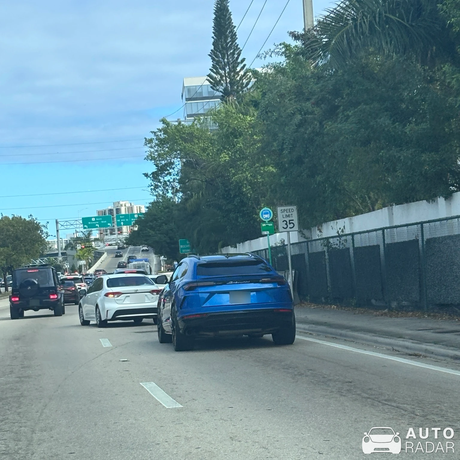 Lamborghini Urus spotted in Miami, United States
