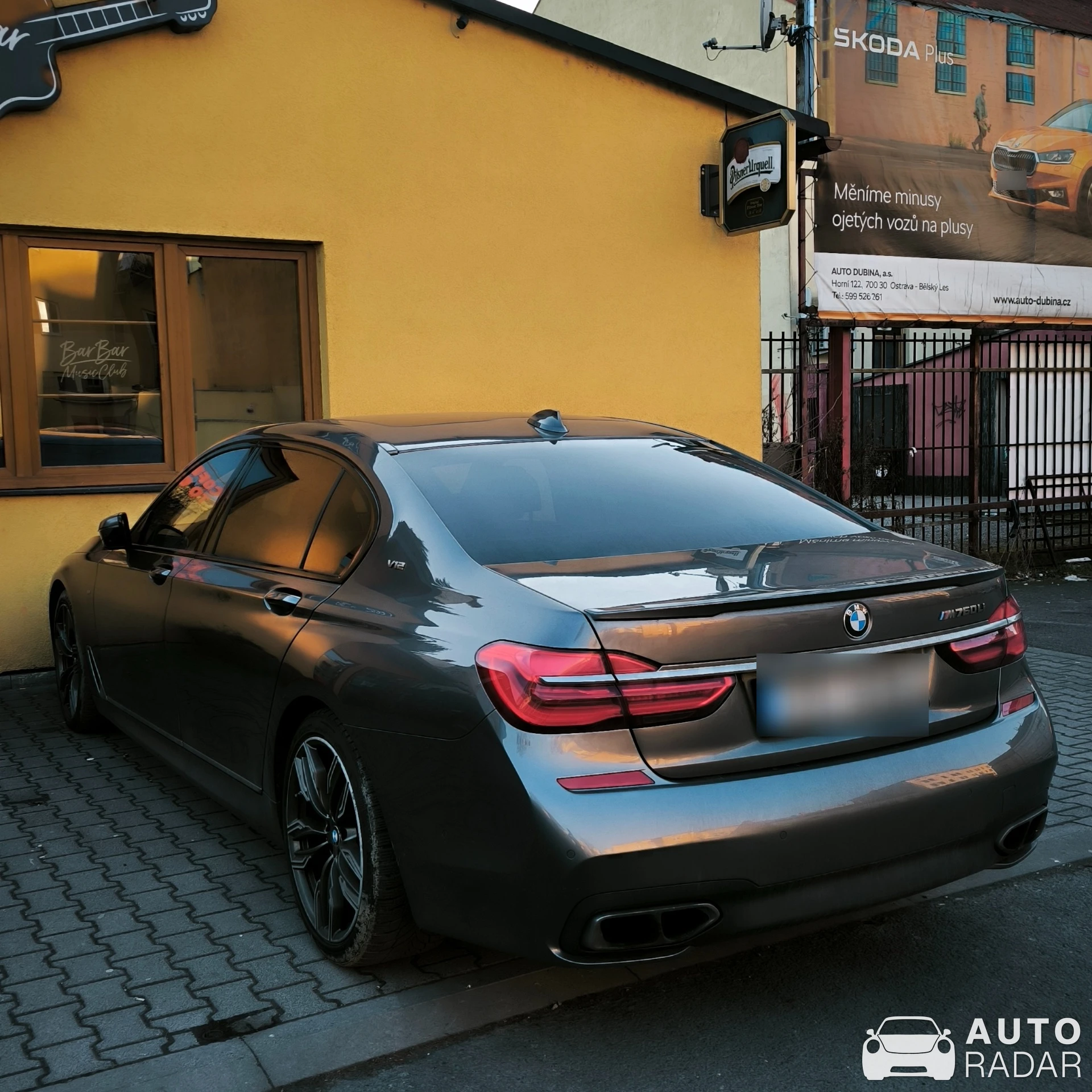BMW M760Li xDrive spotted in Ostrava