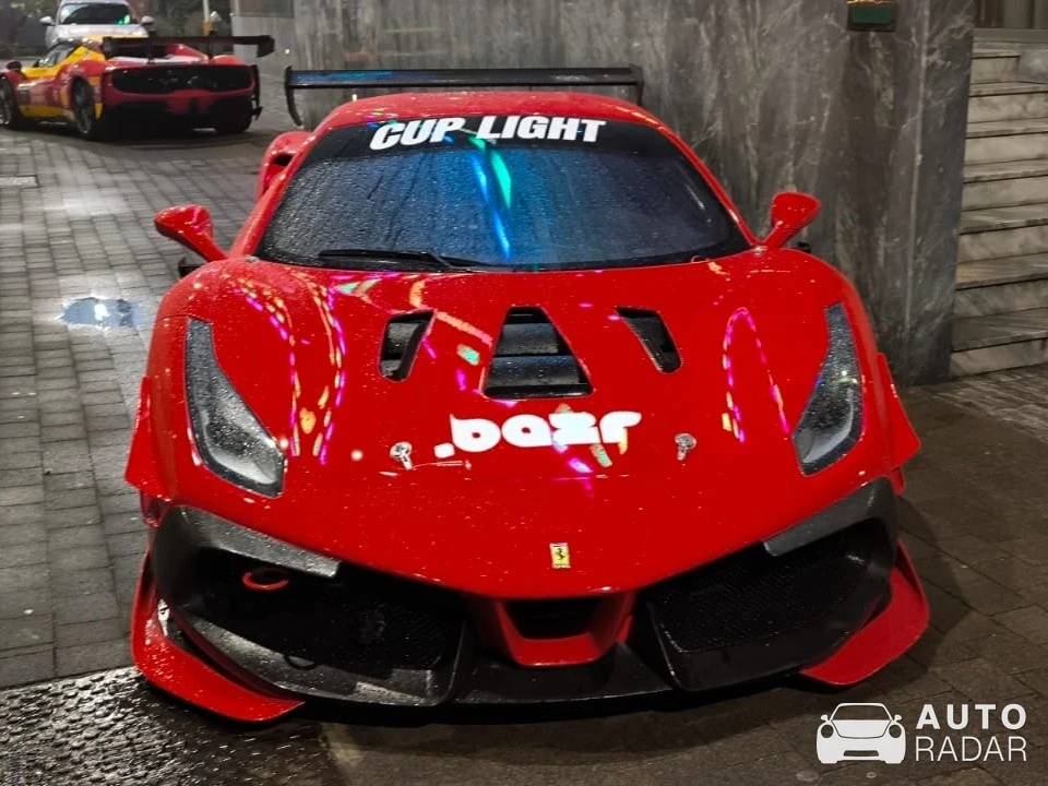 Ferrari 488 Challenge EVO spotted in Trezzano sul Naviglio, Italy