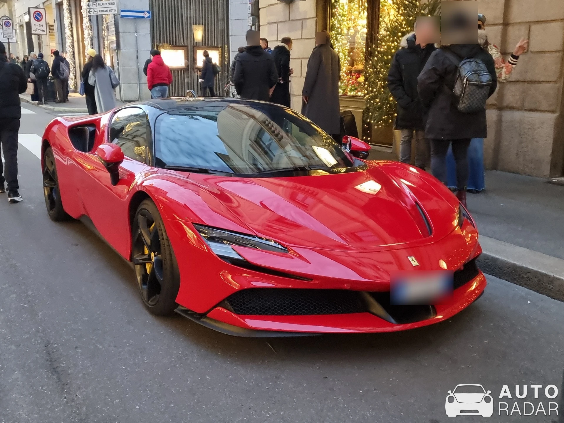 Ferrari SF90 Stradale spotted in Milano, Italia
