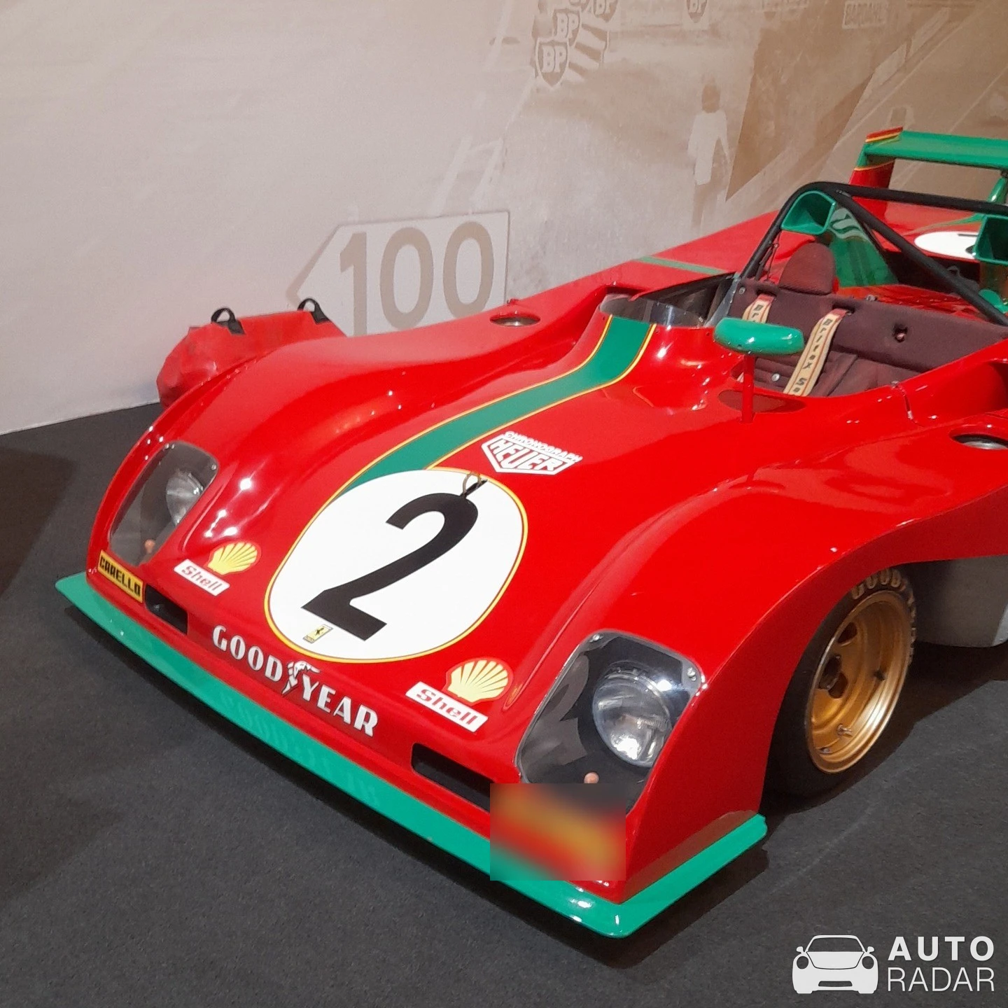 Ferrari 312 T spotted in Le Mans, France