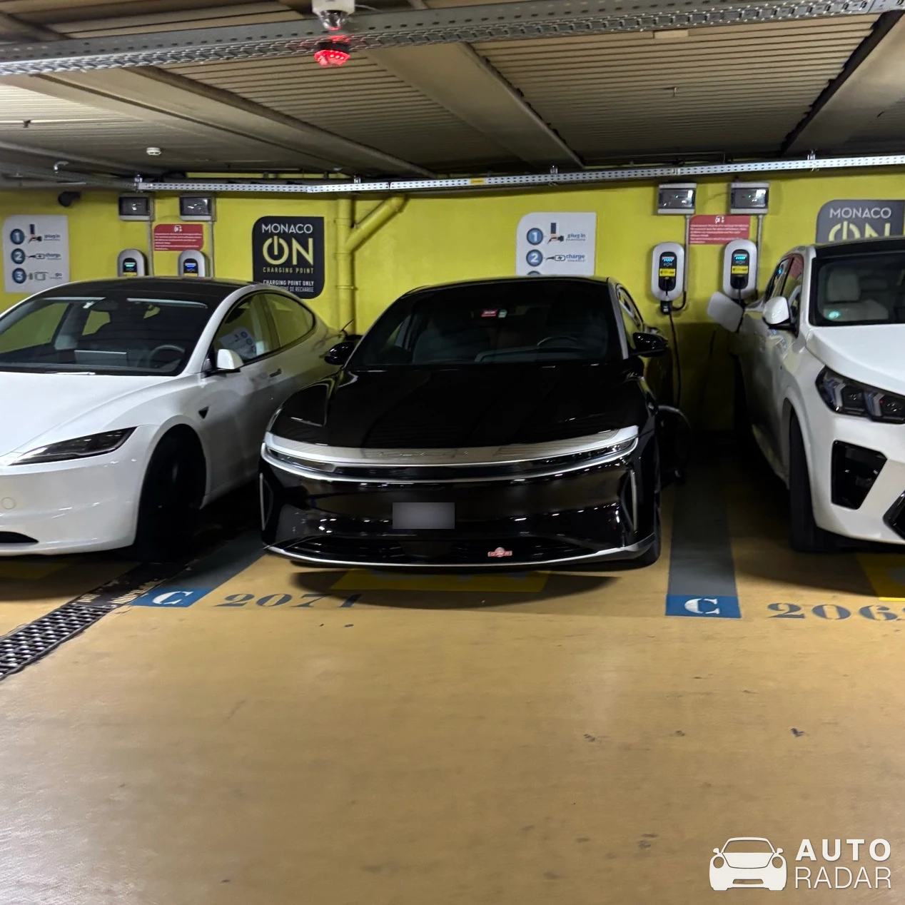 Lucid Air spotted in Monaco