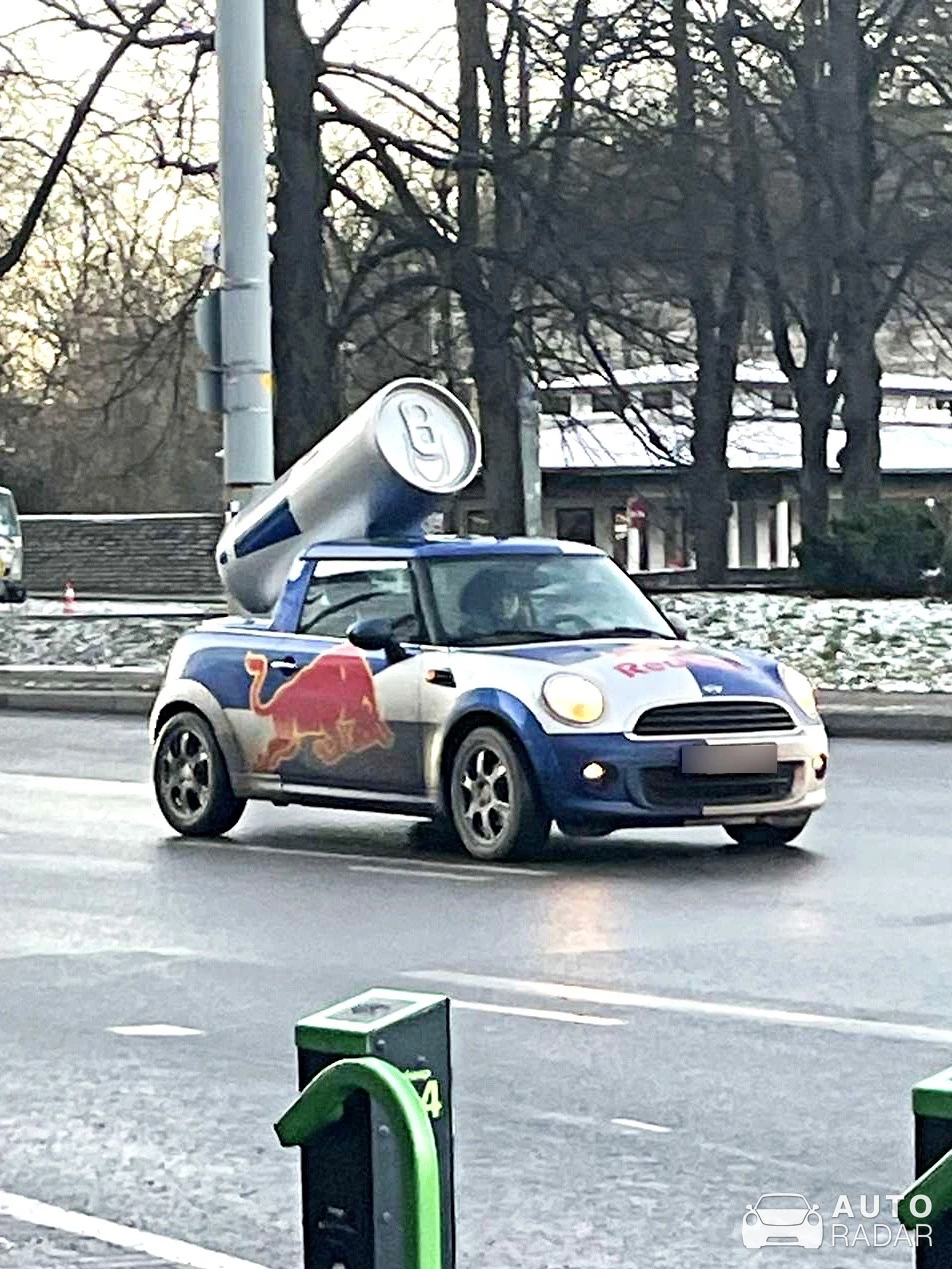 Mini Cooper Red Bull spotted in Tallinn, Estonia