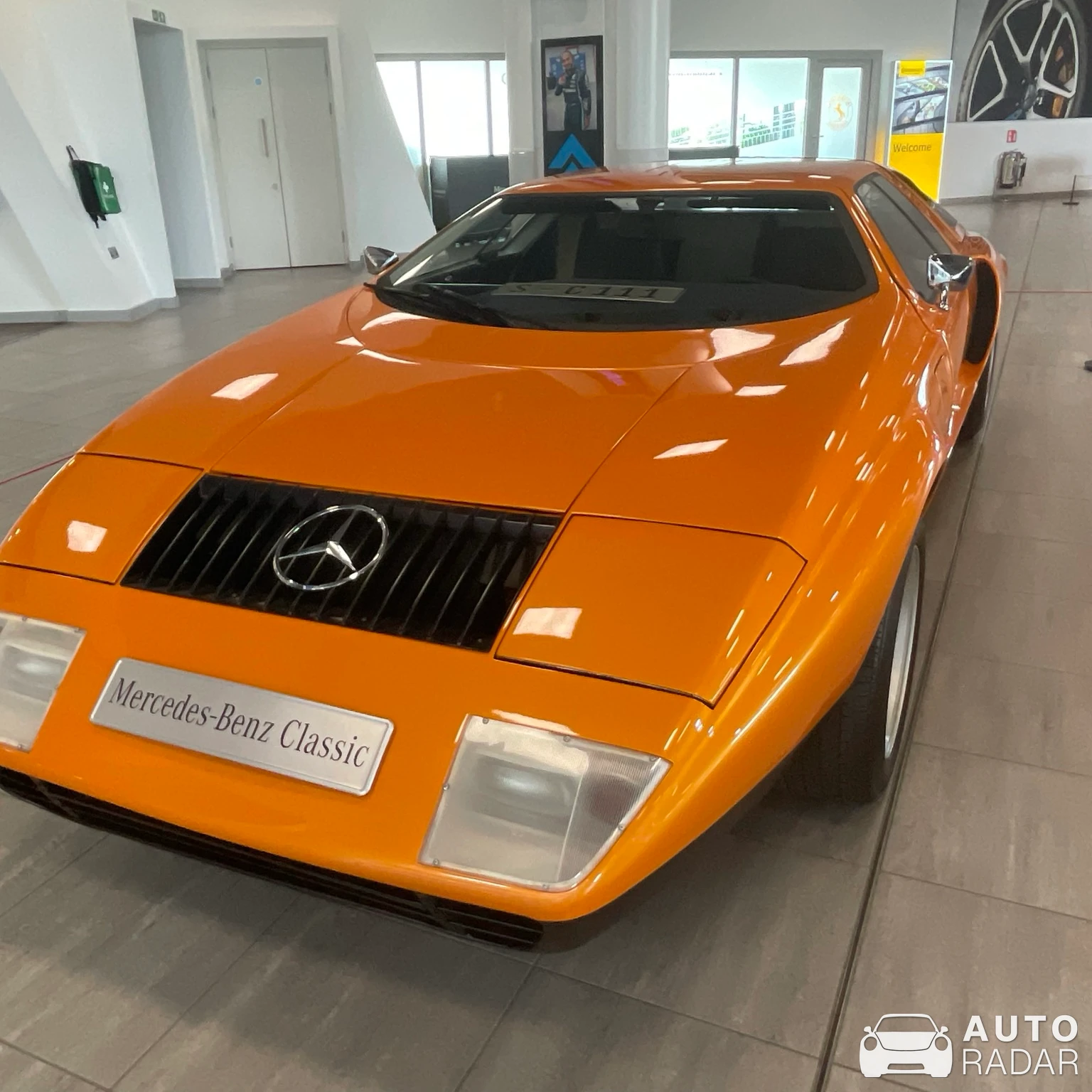 Mercedes-Benz C 111-III spotted in Harlington