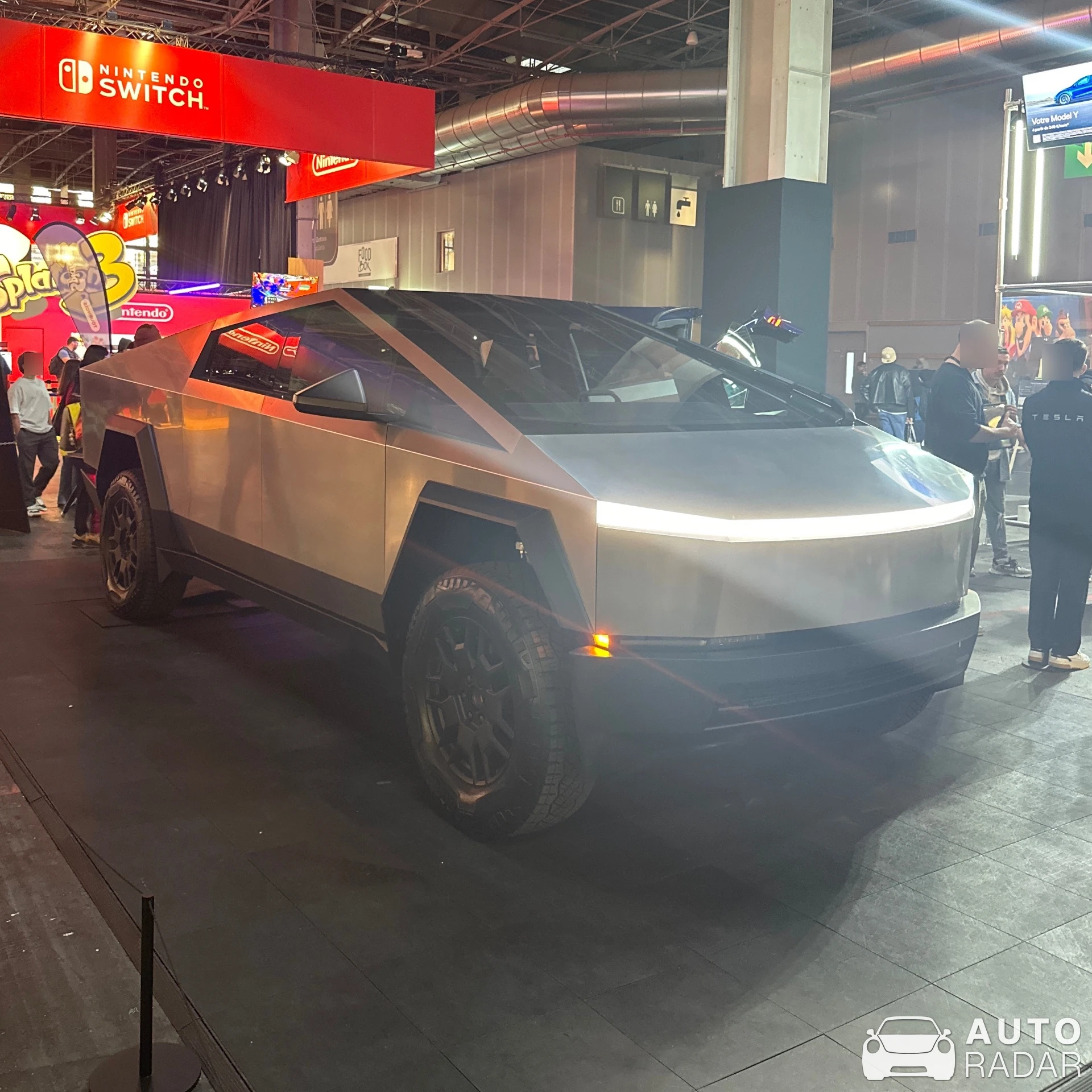 Tesla Cybertruck spotted in Paris, France
