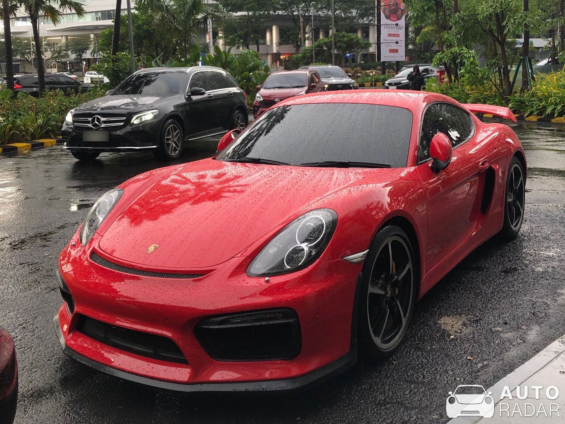 Porsche 981 Cayman GT4 spotted in Surabaya, Indonesia
