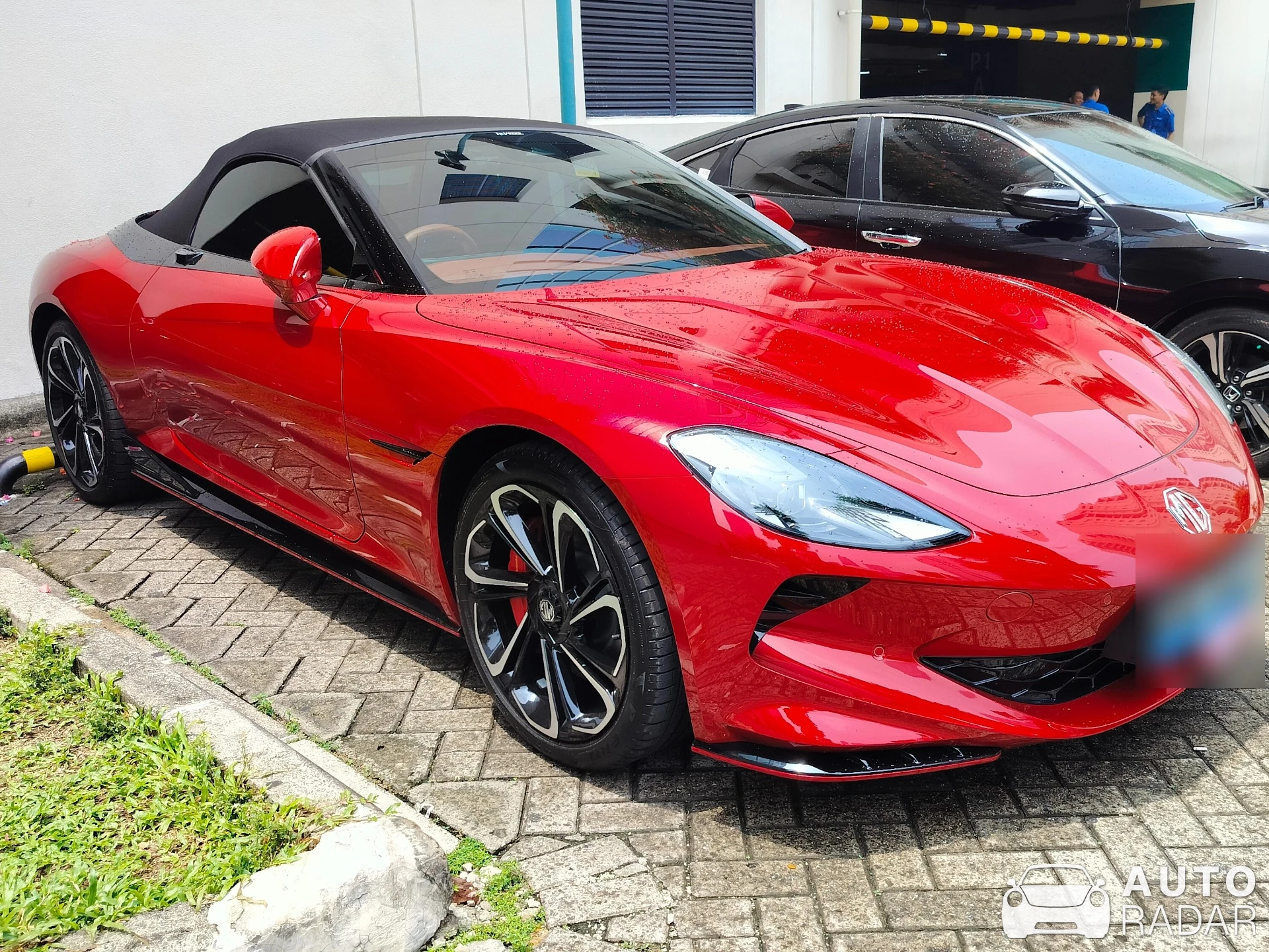 MG Cyberster spotted in Kota Jakarta Pusat, Indonesia