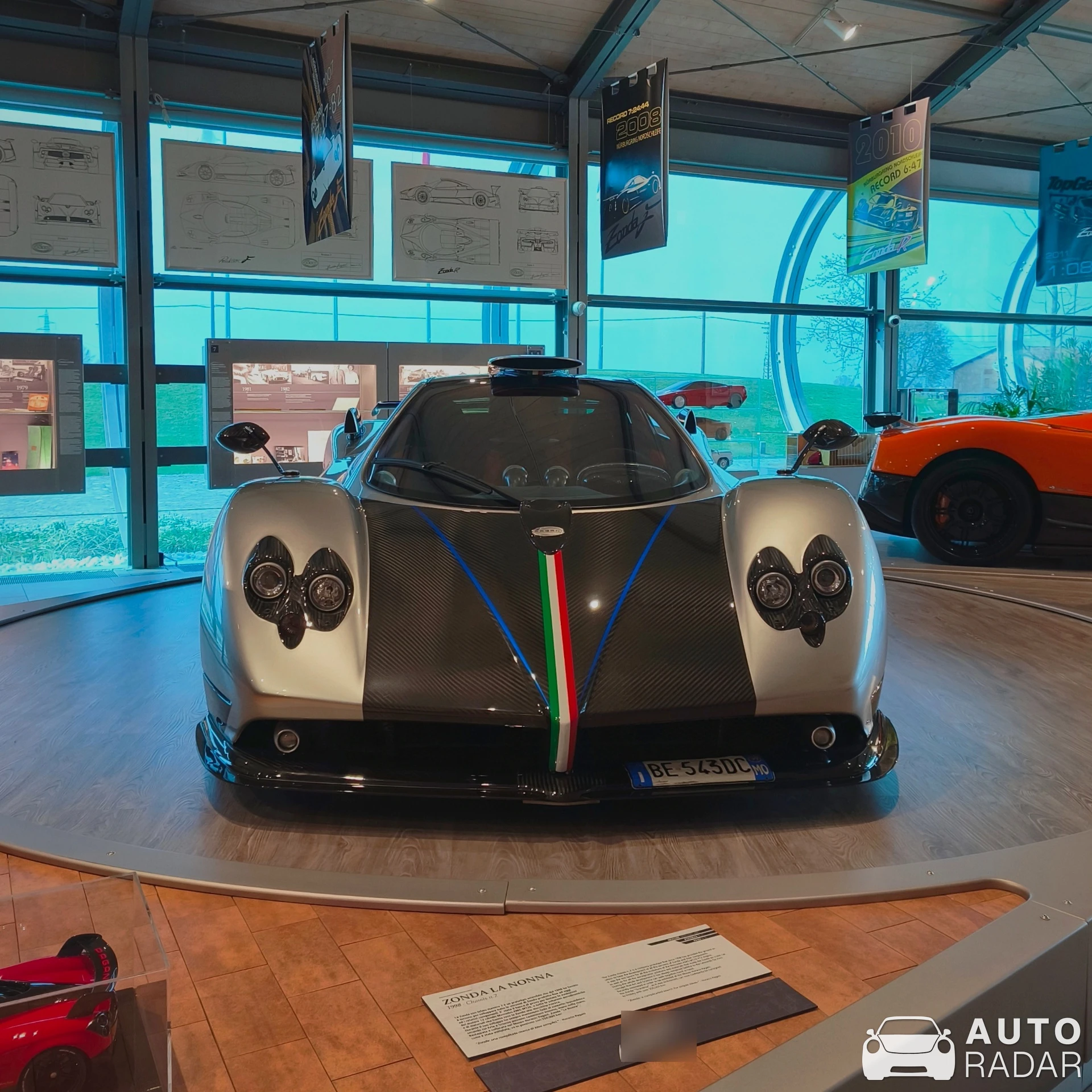 Pagani Zonda La Nonna spotted in San Cesario sul Panaro
