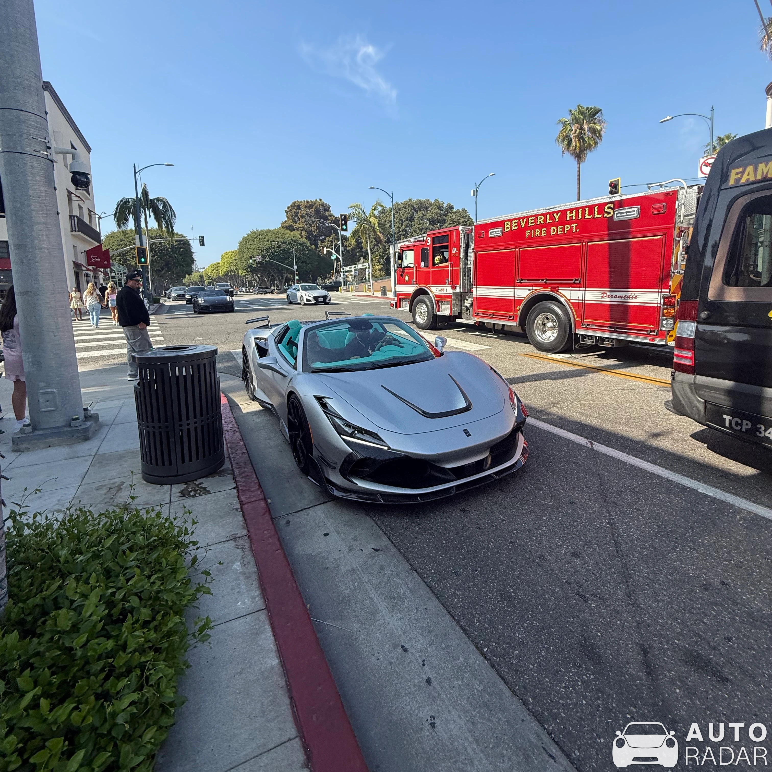Ferrari F8 Spider Mansory spotted in Beverly Hills