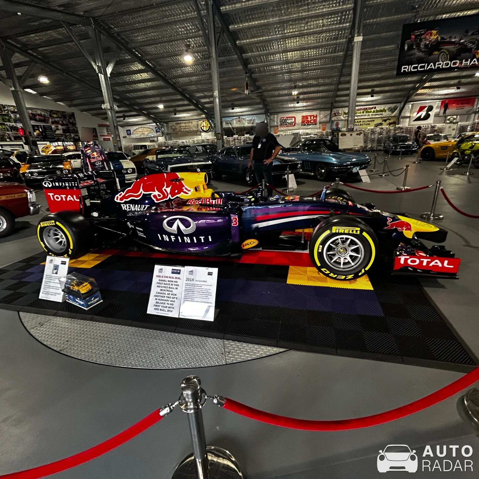 Red Bull Racing RB10 spotted in Whiteman