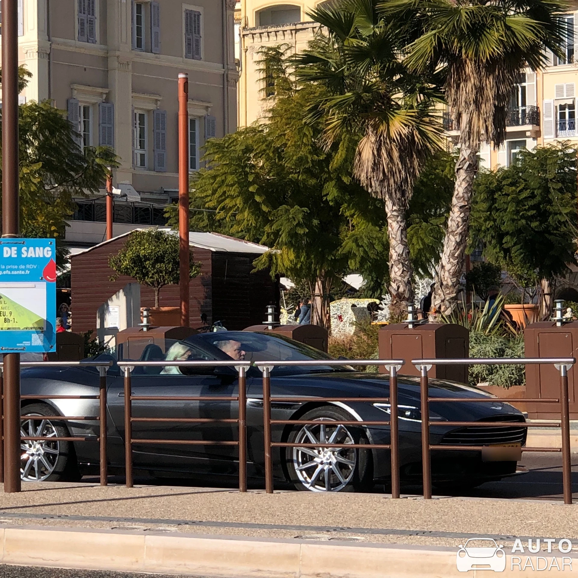 Aston Martin DB11 V8 Volante spotted in Cannes, France