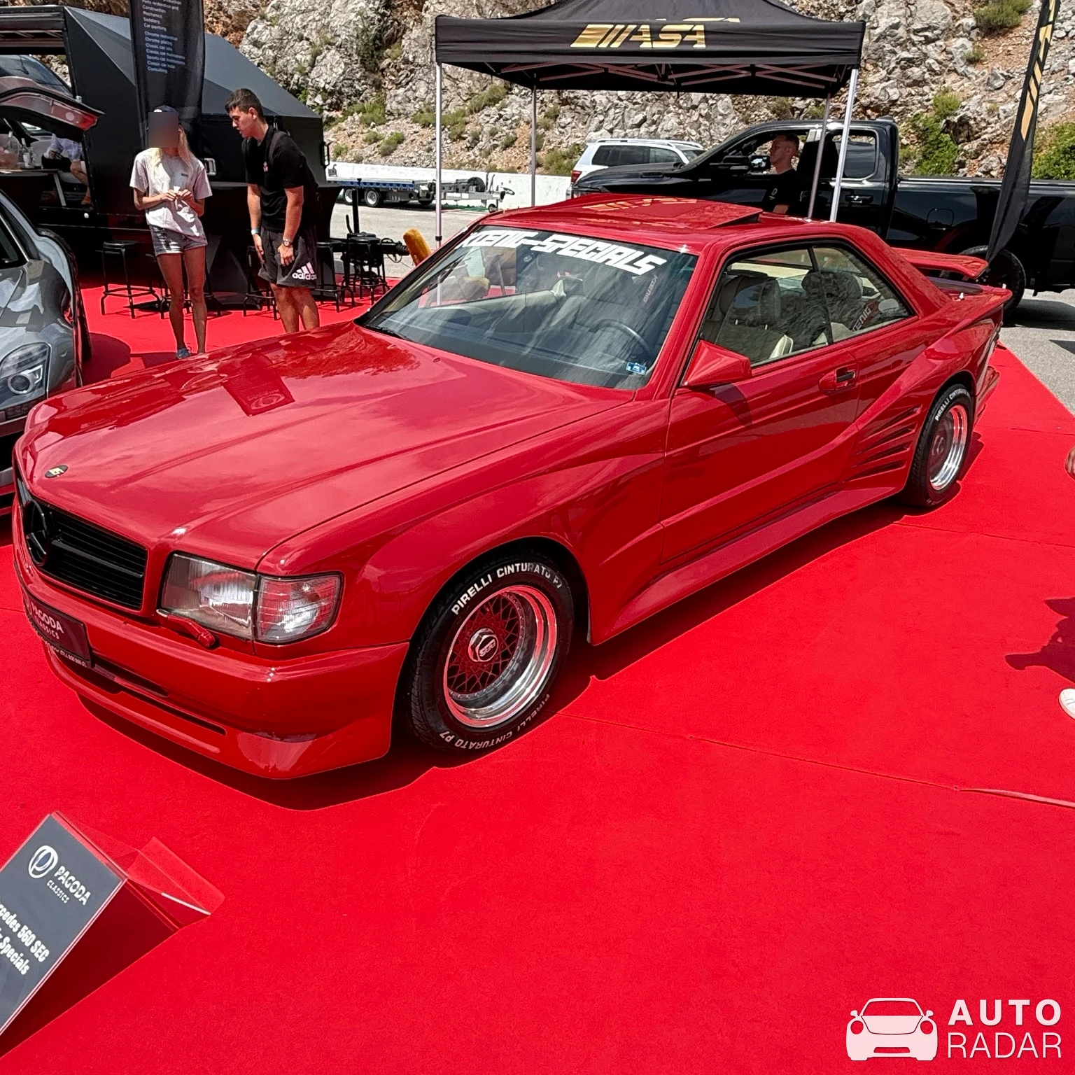 Mercedes-Benz 560 spotted in Rijeka