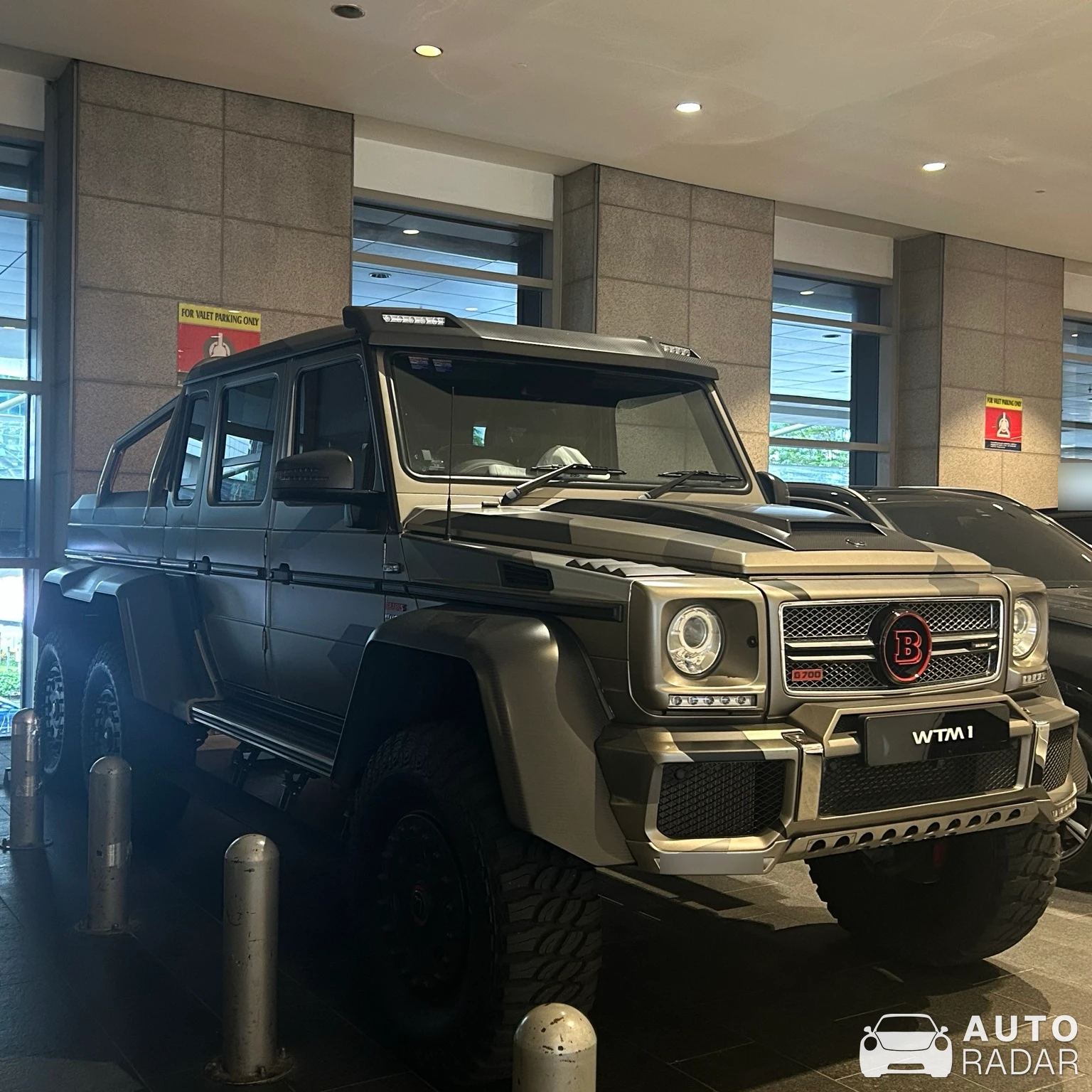 Mercedes-AMG Brabus G 800 XLP Adventure 6x6 spotted in Kuala Lumpur