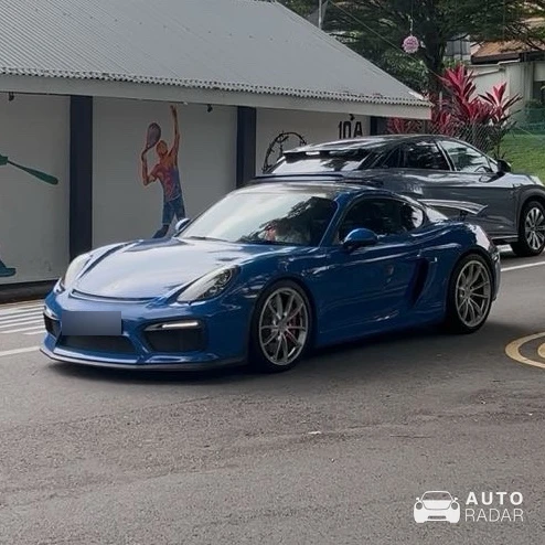 Porsche 981 Cayman GT4 spotted in Singapore, Singapore