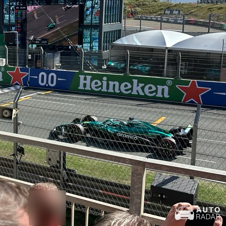 Aston Martin AMR25 spotted in Zandvoort