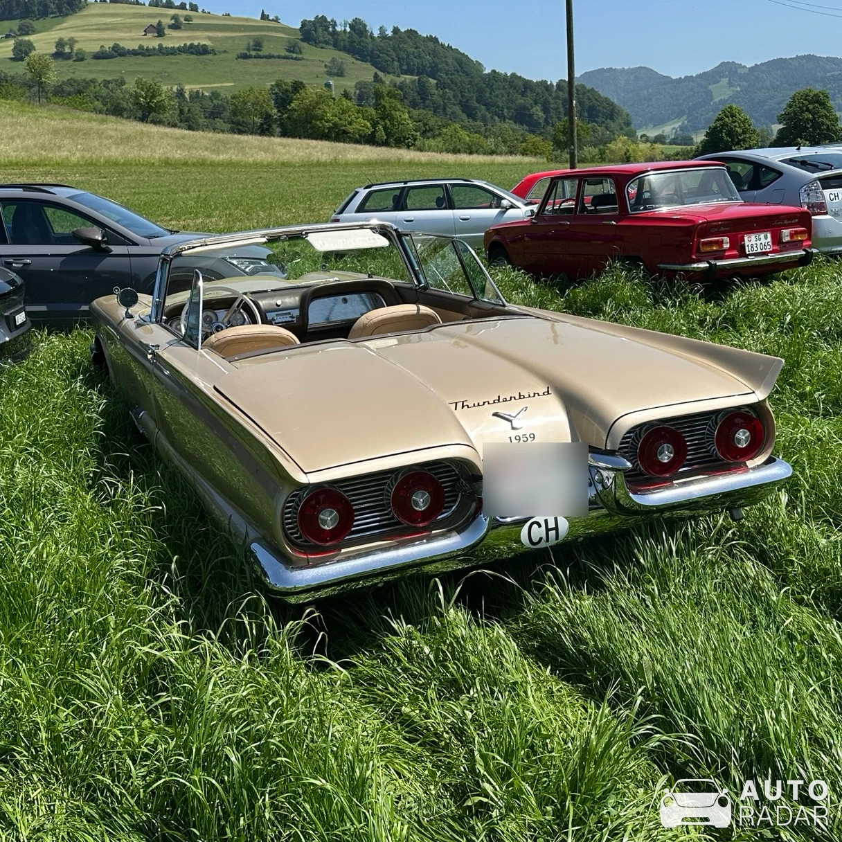 Ford Thunderbird III Convertible spotted in Dürnten