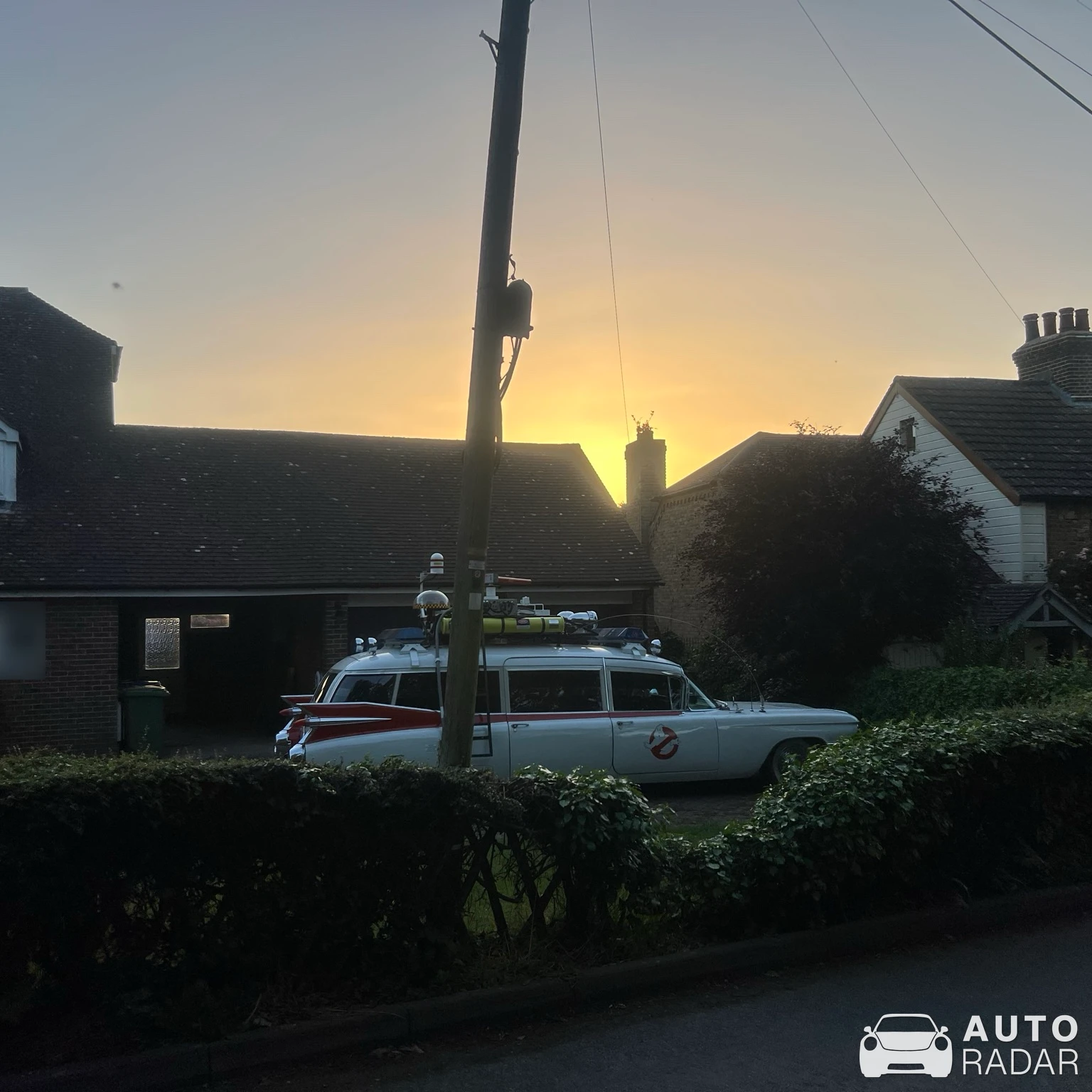 Cadillac Miller Meteor Ecto-1 spotted in Maidstone