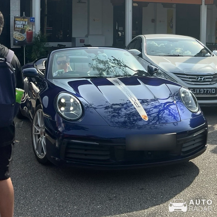 Porsche 992 Carrera Cabriolet MkI spotted in Singapore, Singapore