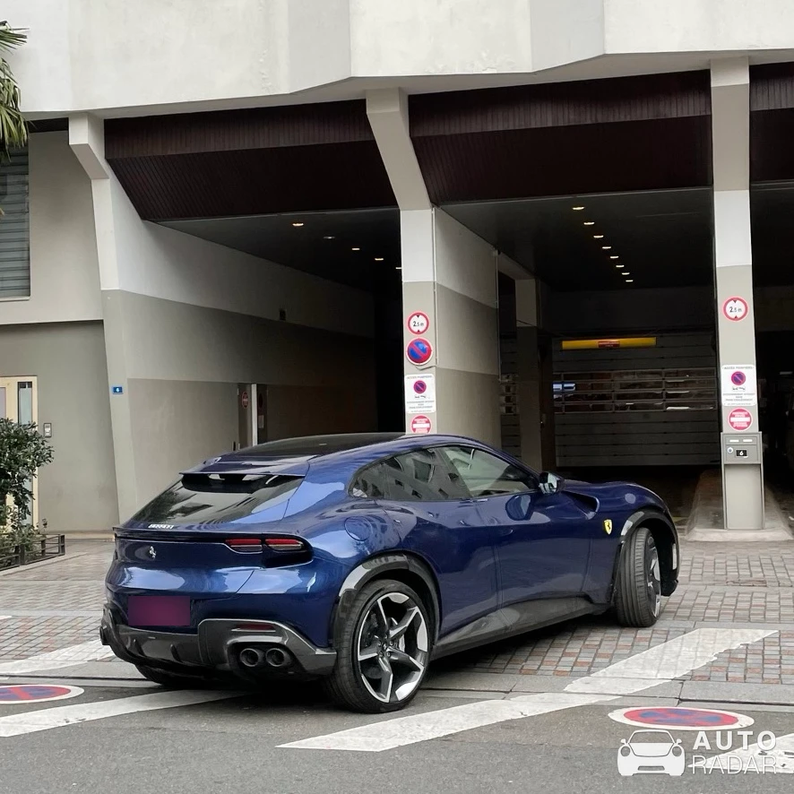 Ferrari Purosangue spotted in Levallois-Perret, France