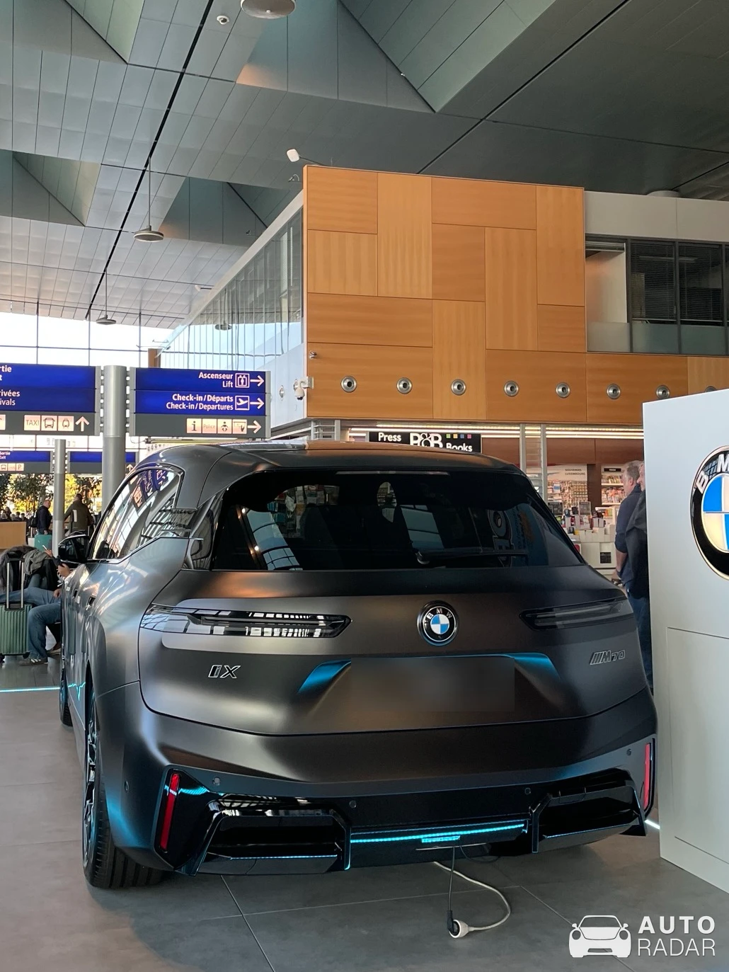 BMW iX M70 spotted in Niederanven