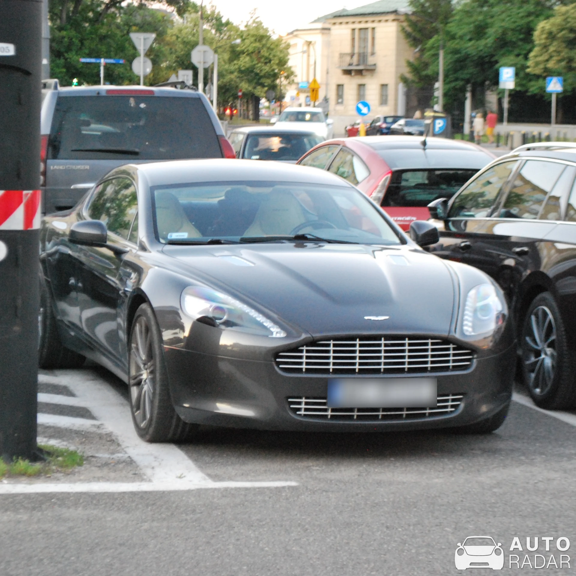Aston Martin Rapide spotted in Warsaw, Poland