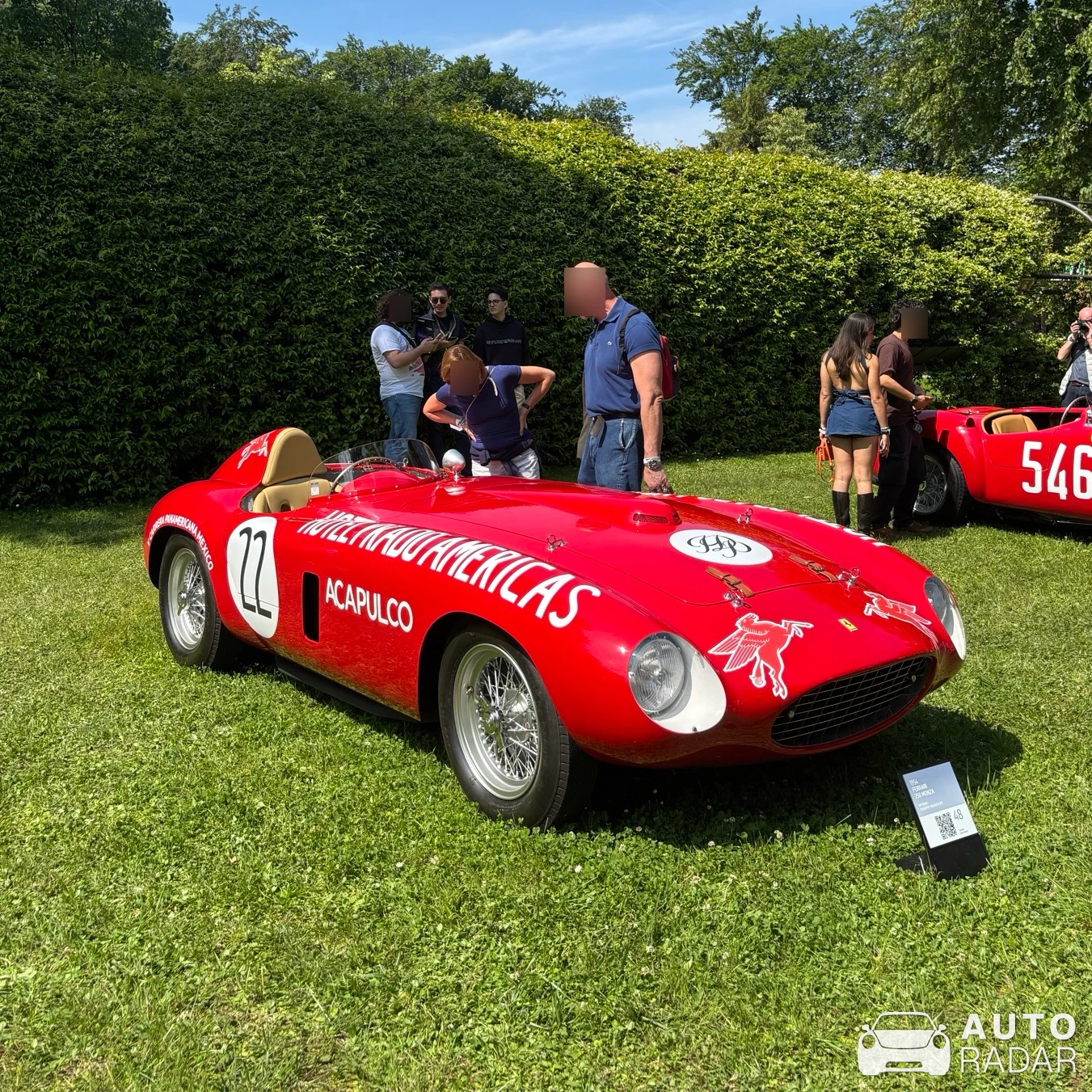 Ferrari 250 Monza spotted in Cernobbio