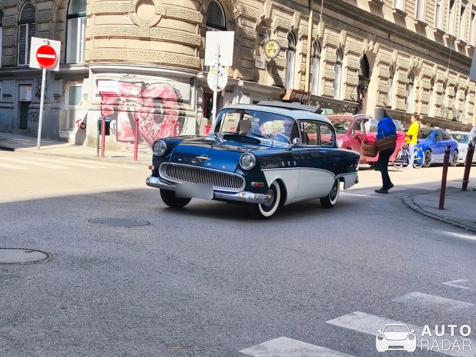 Opel Rekord P1 spotted in Budapest