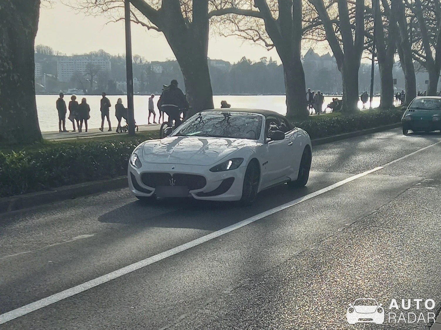 Maserati GranCabrio MC spotted in Annecy