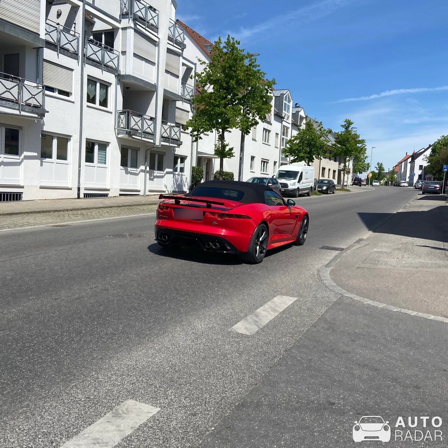 Jaguar F-Type SVR Convertible spotted in Laupheim