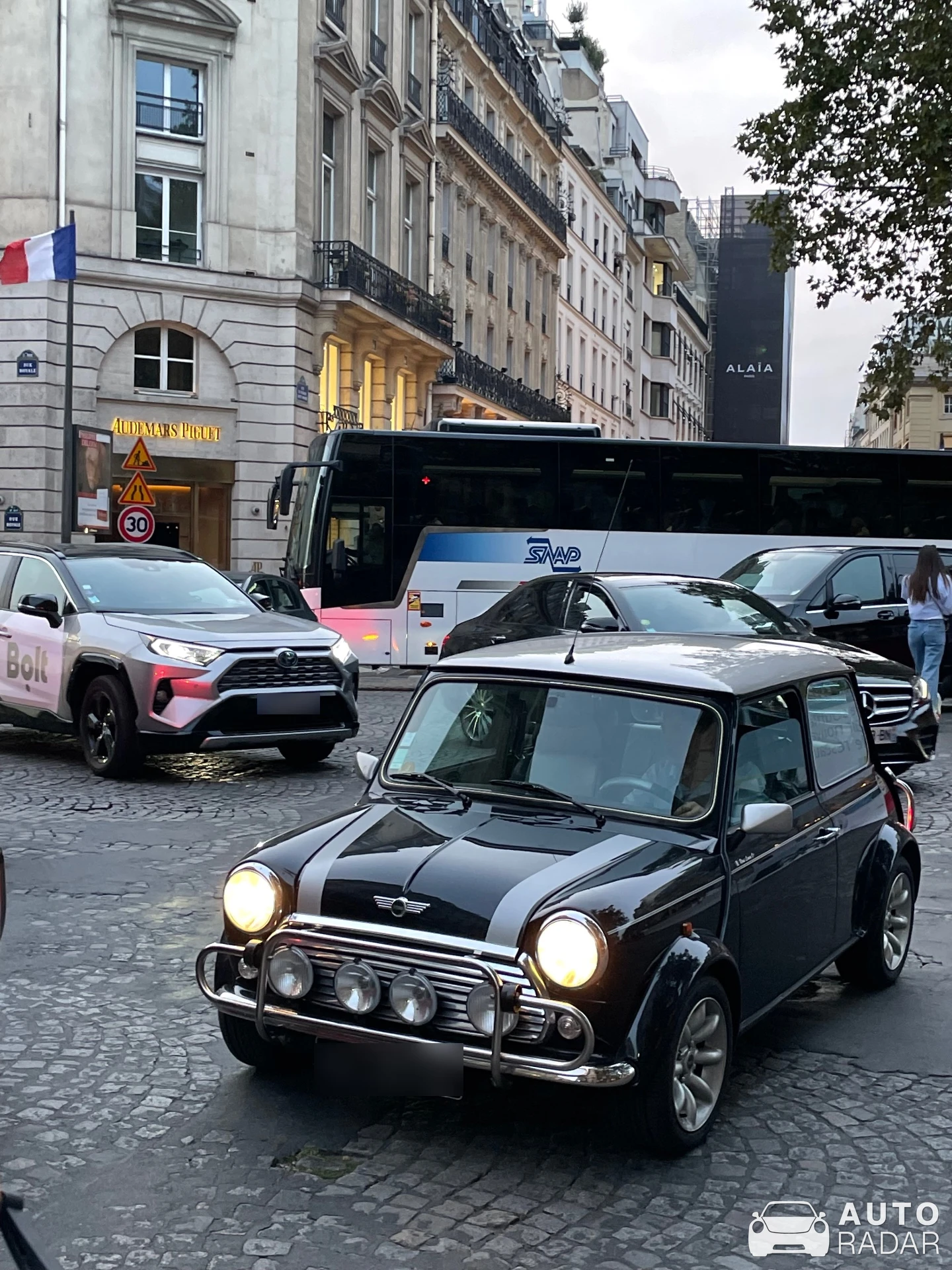 Rover Mini Balmoral spotted in Paris, France