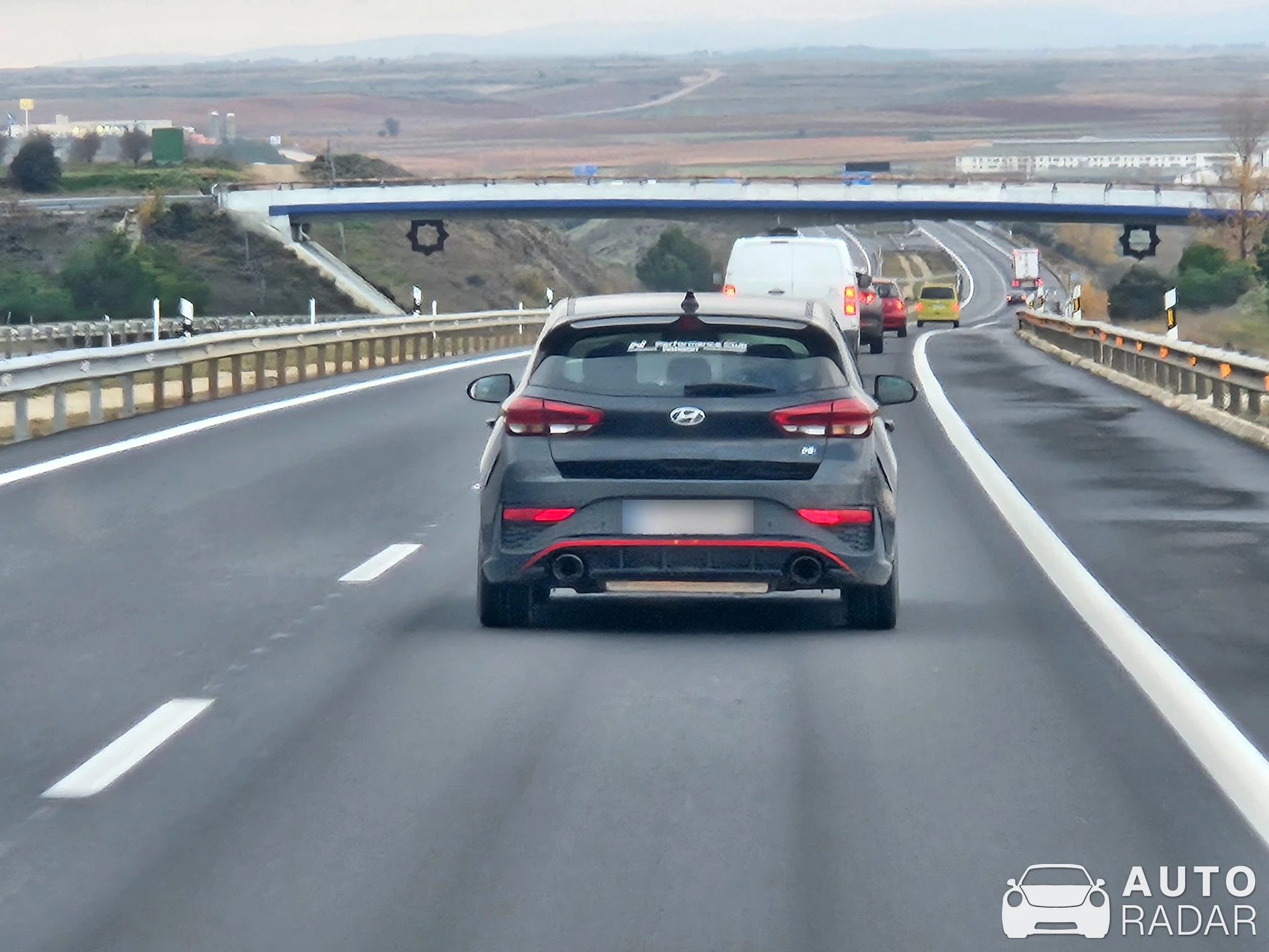 Hyundai i30 N spotted in Villarreal de Huerva, España