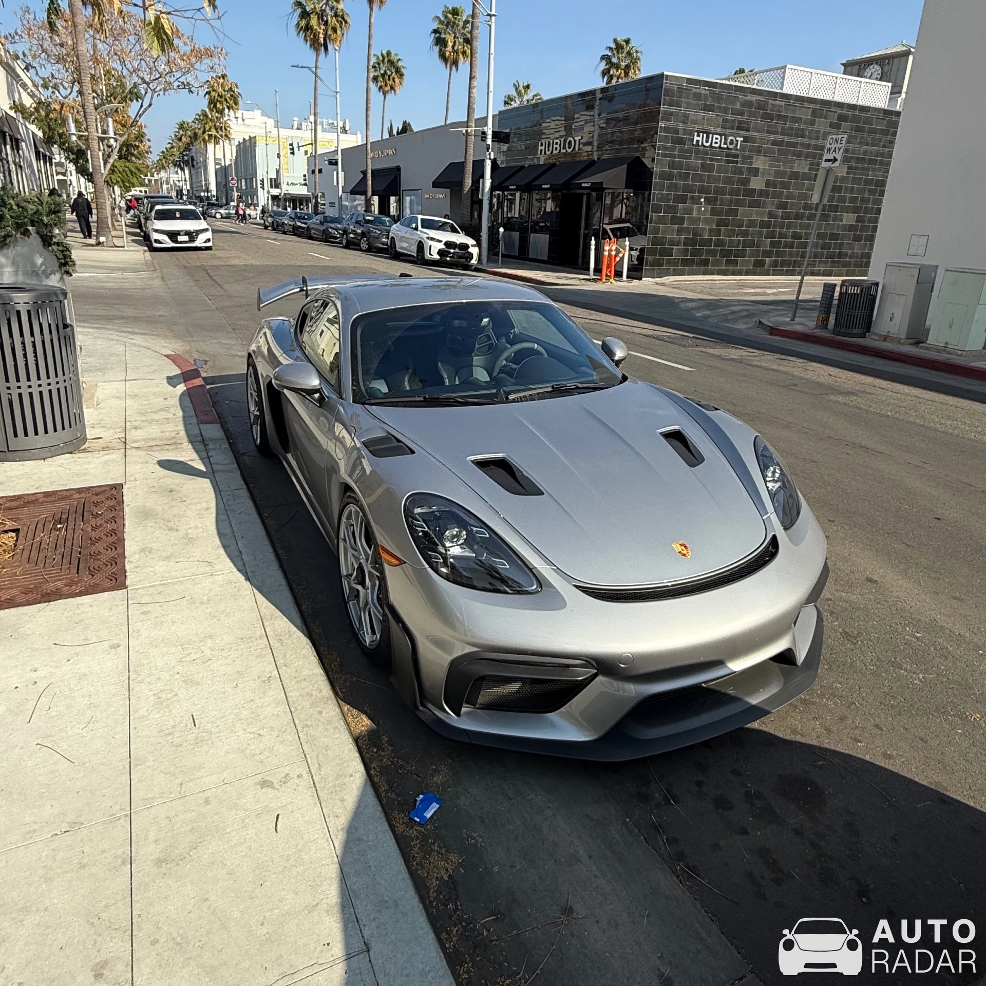 Porsche 718 Cayman GT4 RS spotted in Beverly Hills, United States
