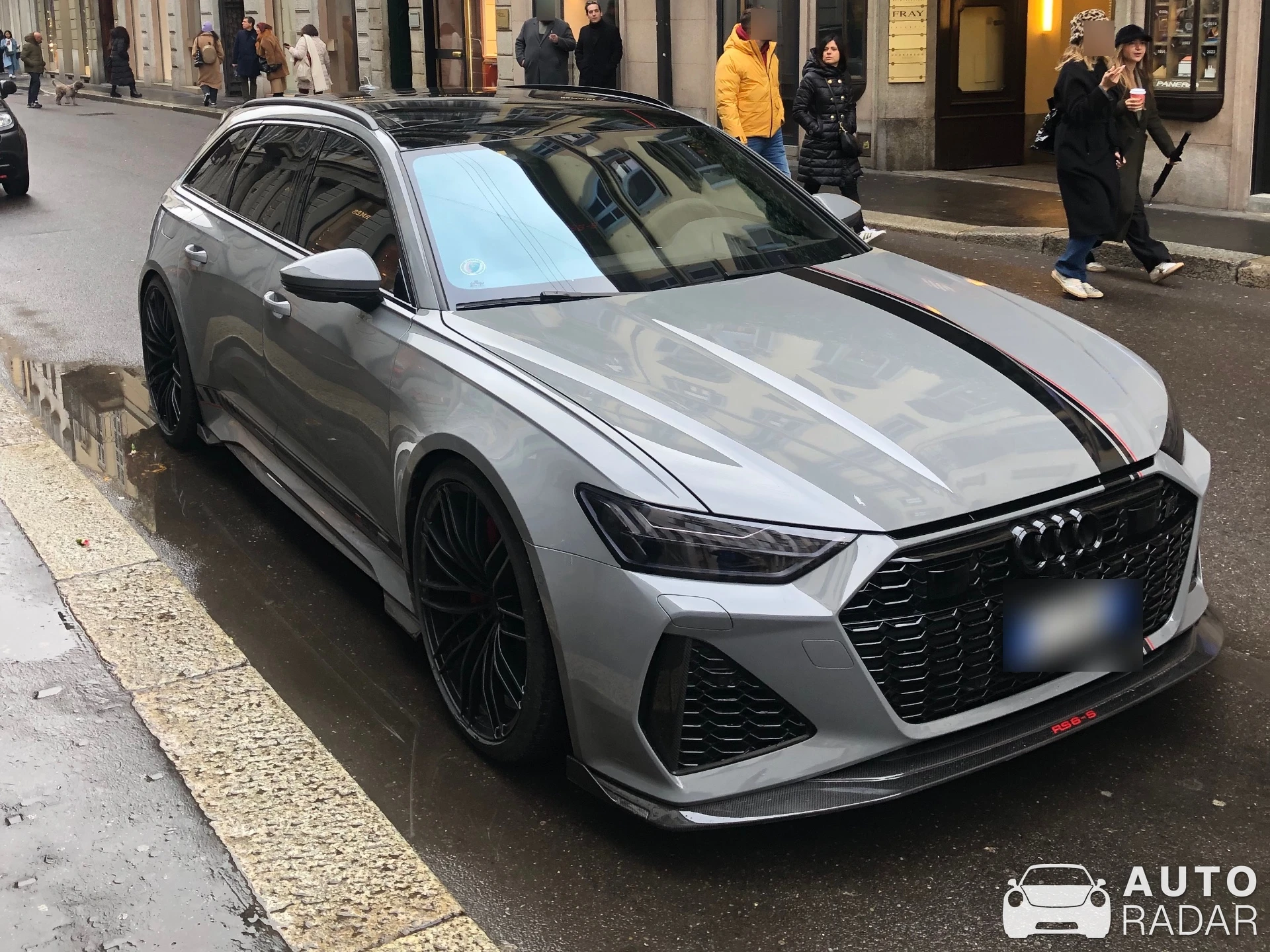 Audi ABT RS6-S Avant C8 spotted in Milano, Italy
