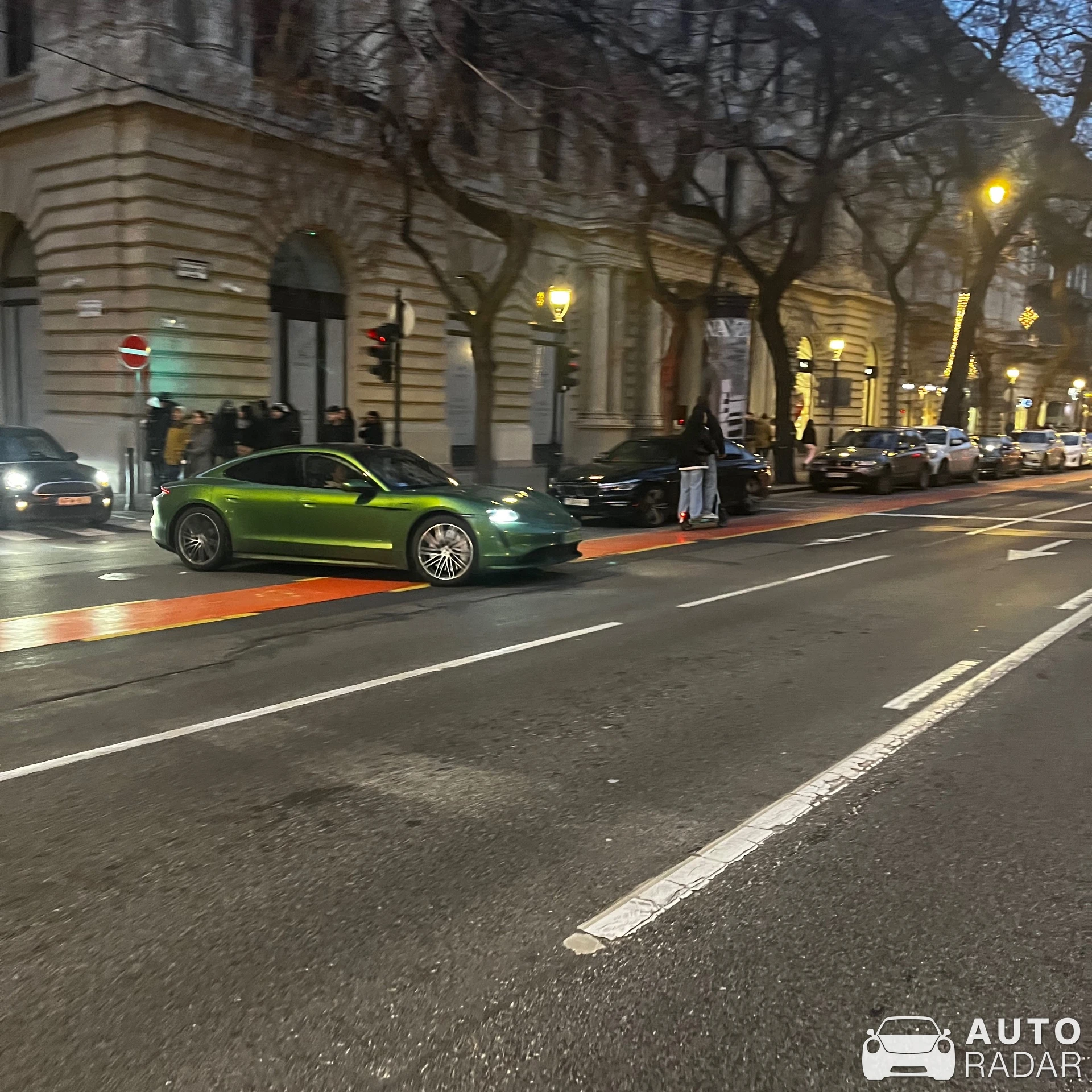 Porsche Taycan GTS spotted in Budapest, Hungary