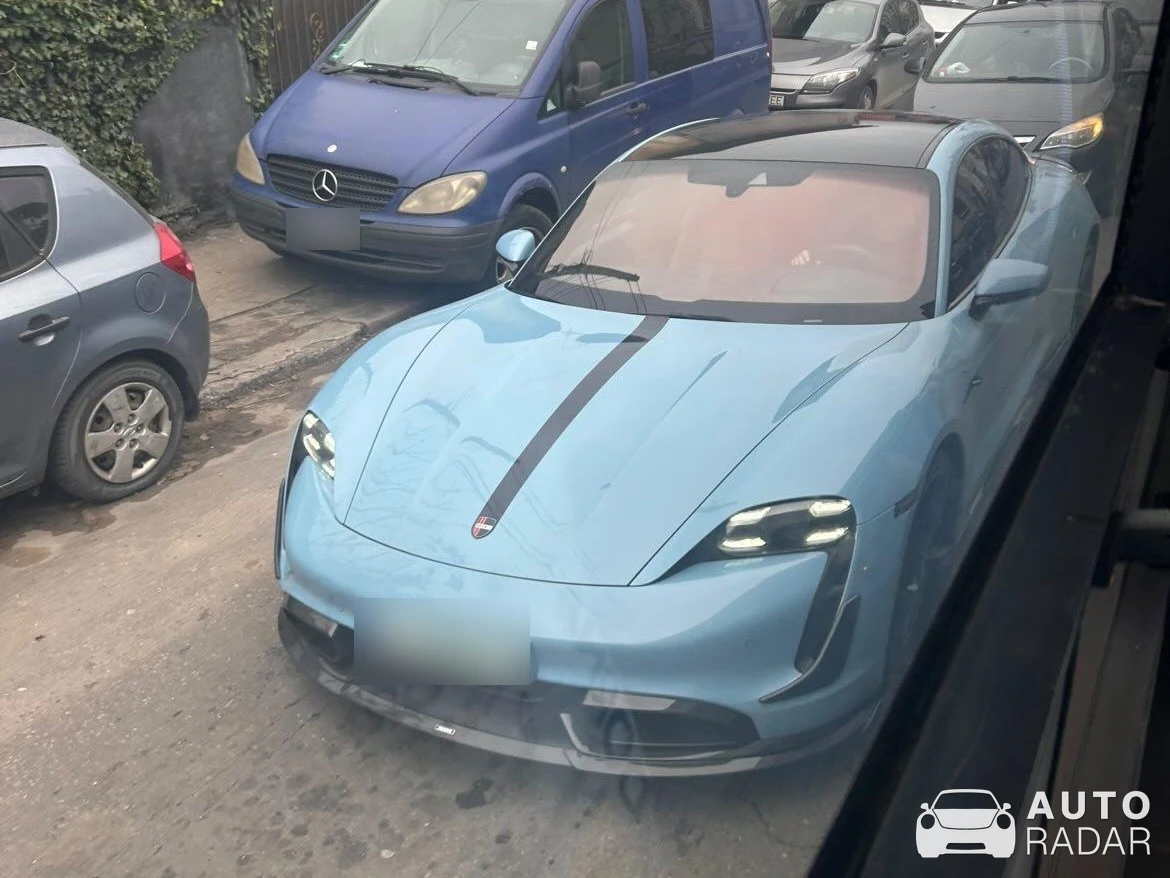 Porsche Taycan Brabus spotted in Ploiești