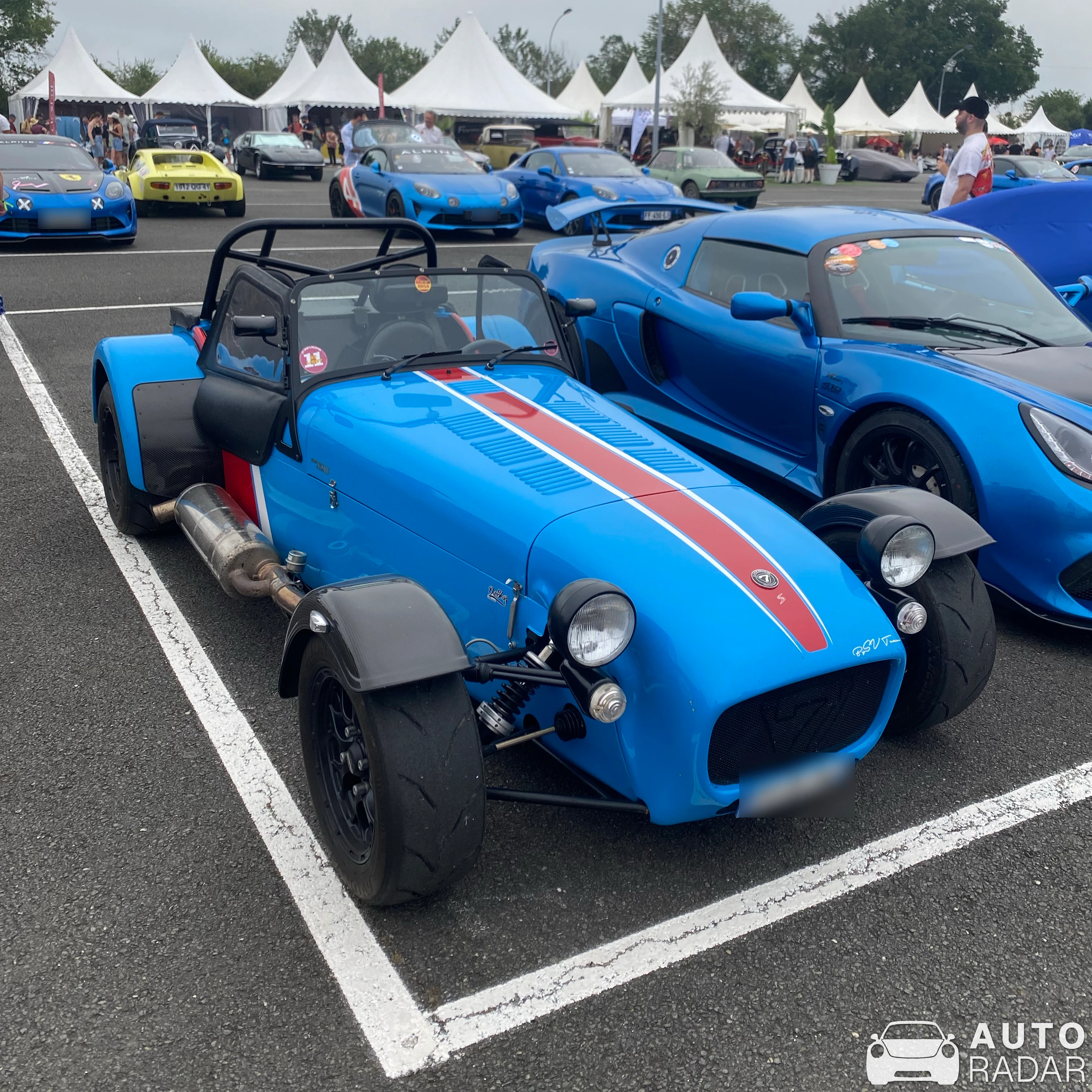 Caterham Seven spotted in Le Vigeant