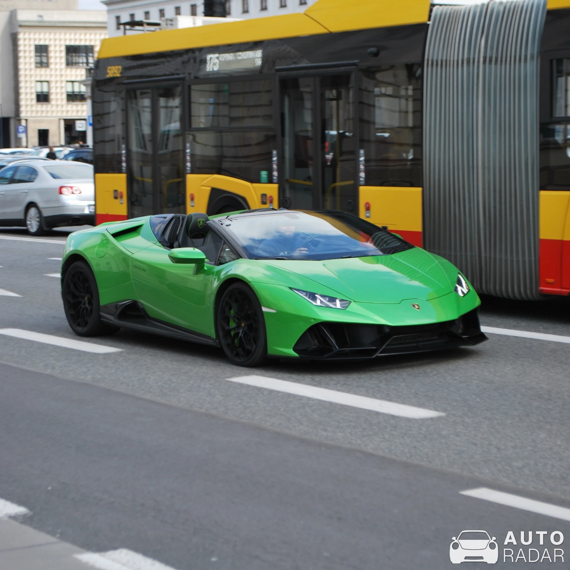 Lamborghini Huracán LP640-4 EVO Spyder spotted in Warszawa, Poland