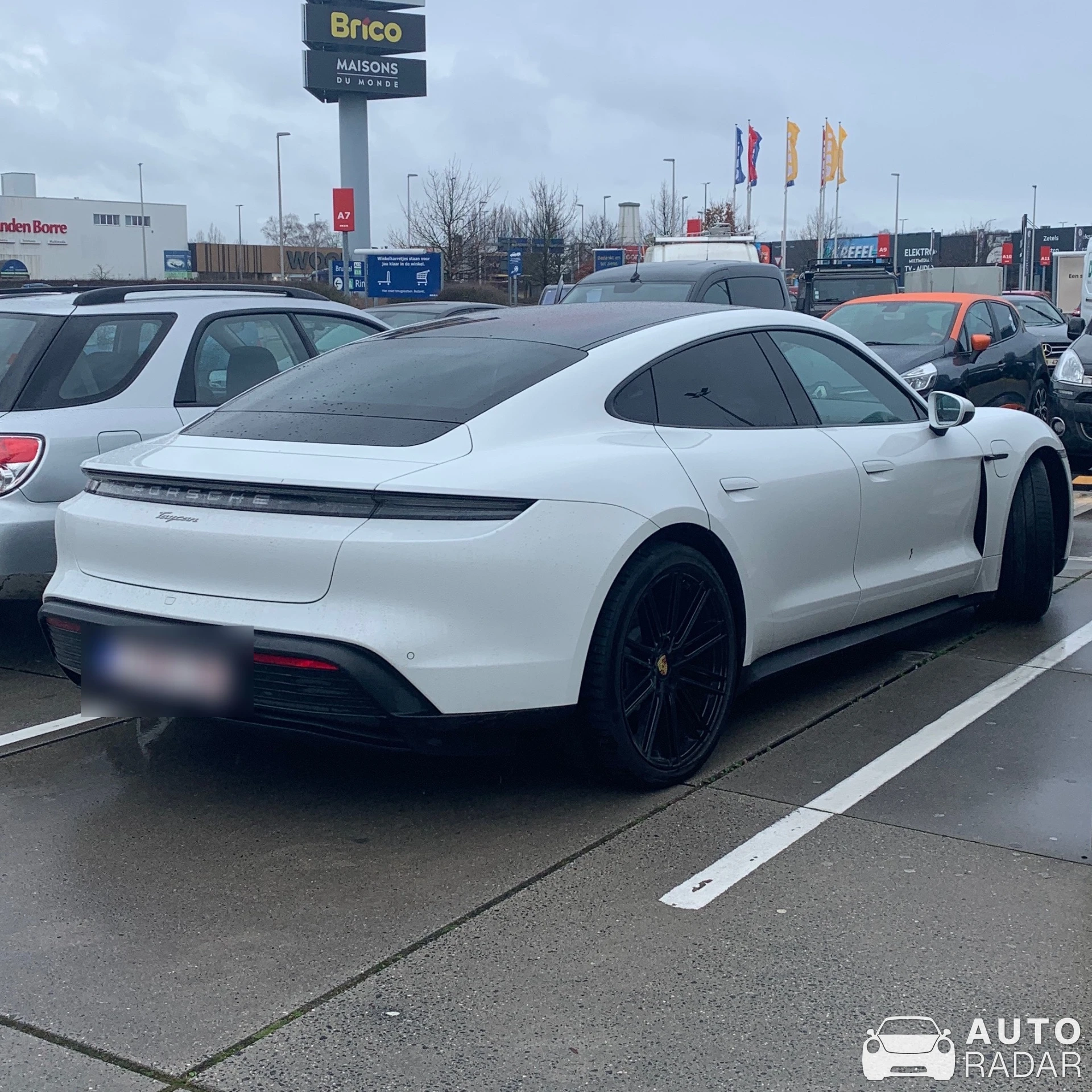 Porsche Taycan spotted in Antwerpen, België